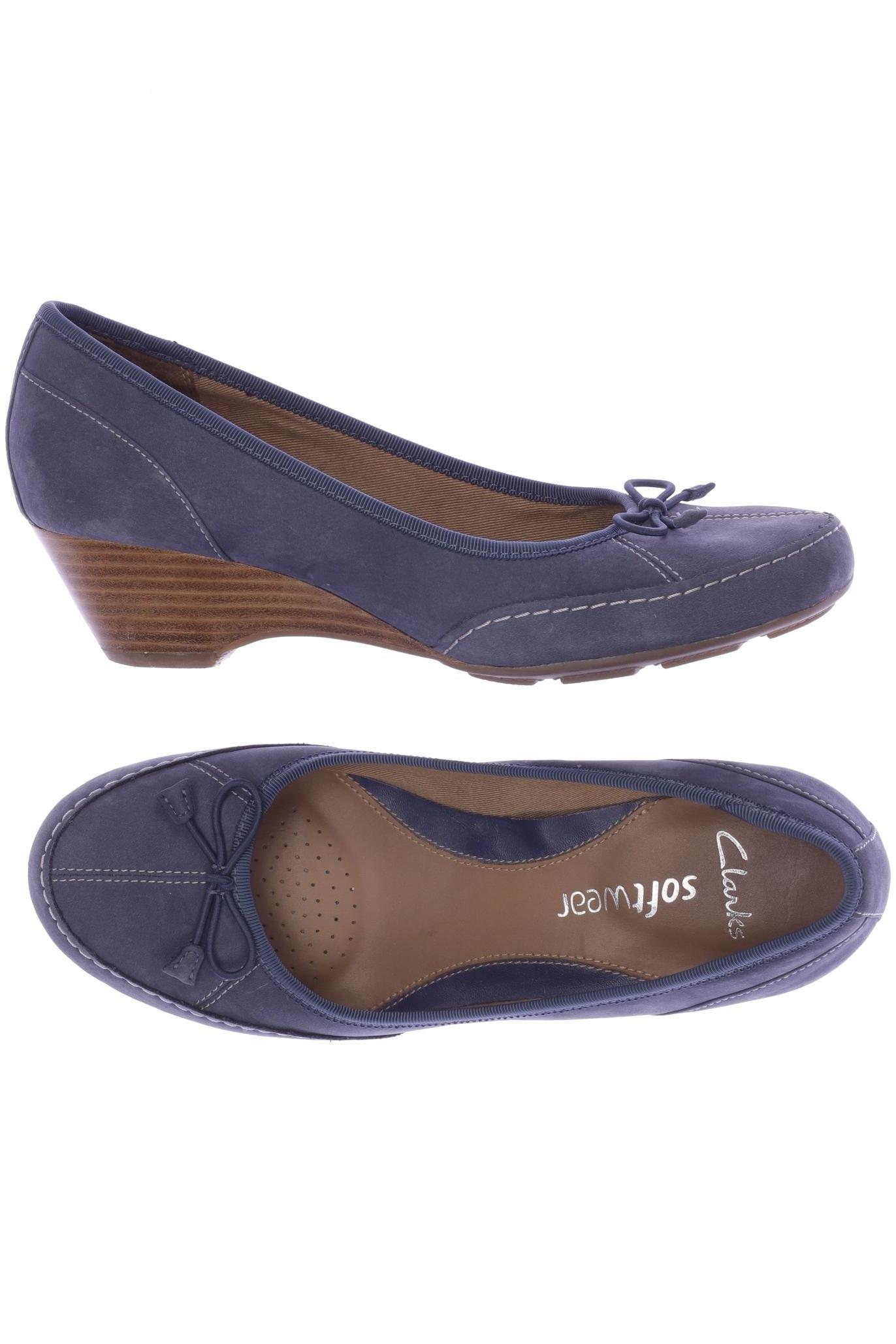 

Clarks Damen Pumps, blau, Gr. 5.5