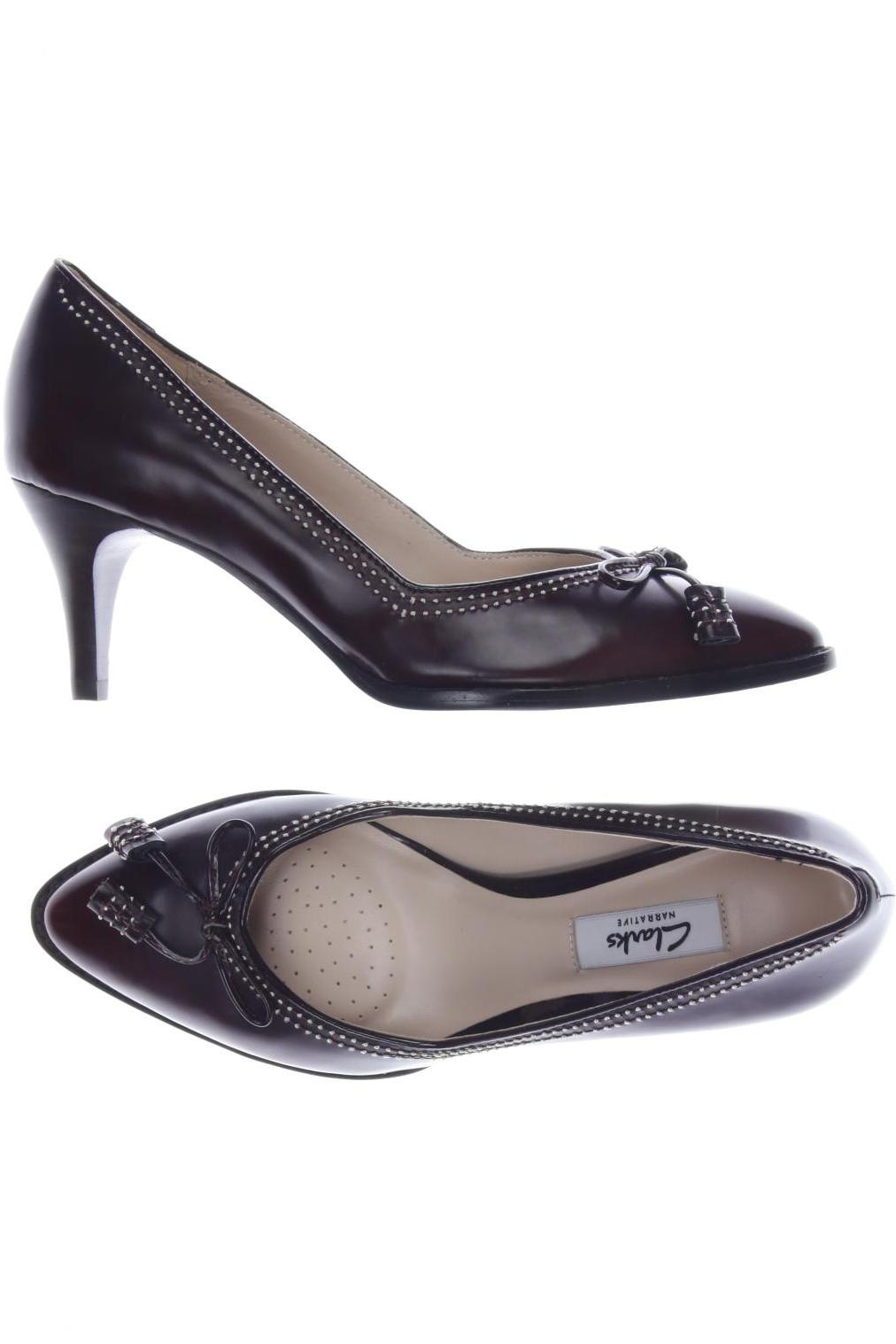 

Clarks Damen Pumps, bordeaux, Gr. 4.5