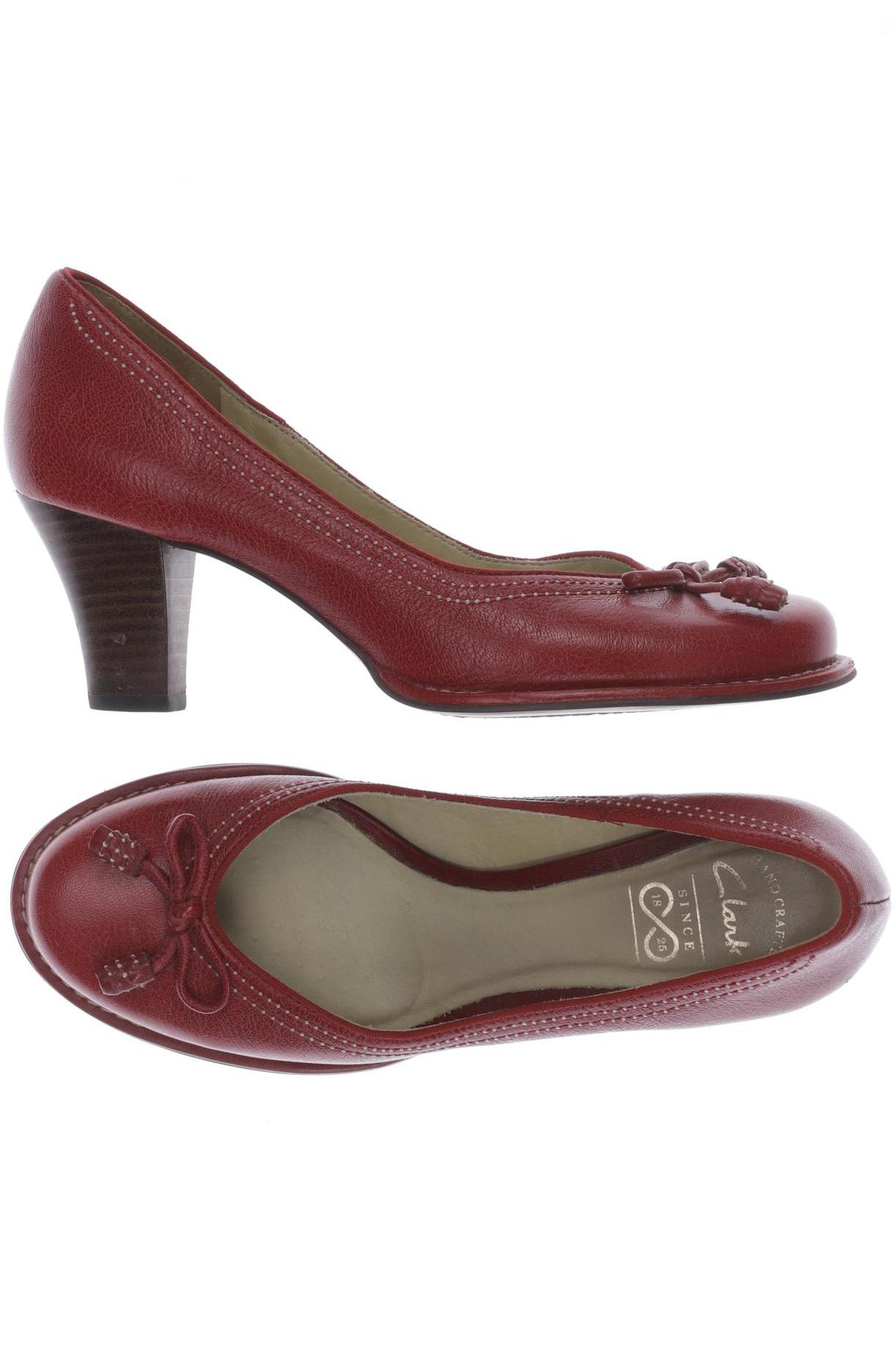 

Clarks Damen Pumps, rot, Gr. 4.5