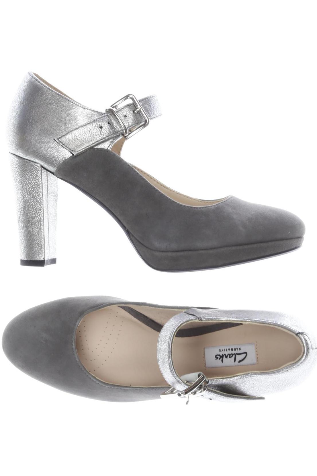 

Clarks Damen Pumps, grau, Gr. 39.5