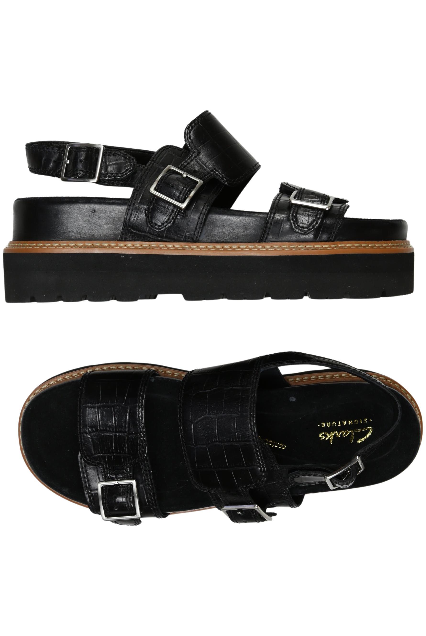 

Clarks Damen Sandale, schwarz, Gr. 39.5