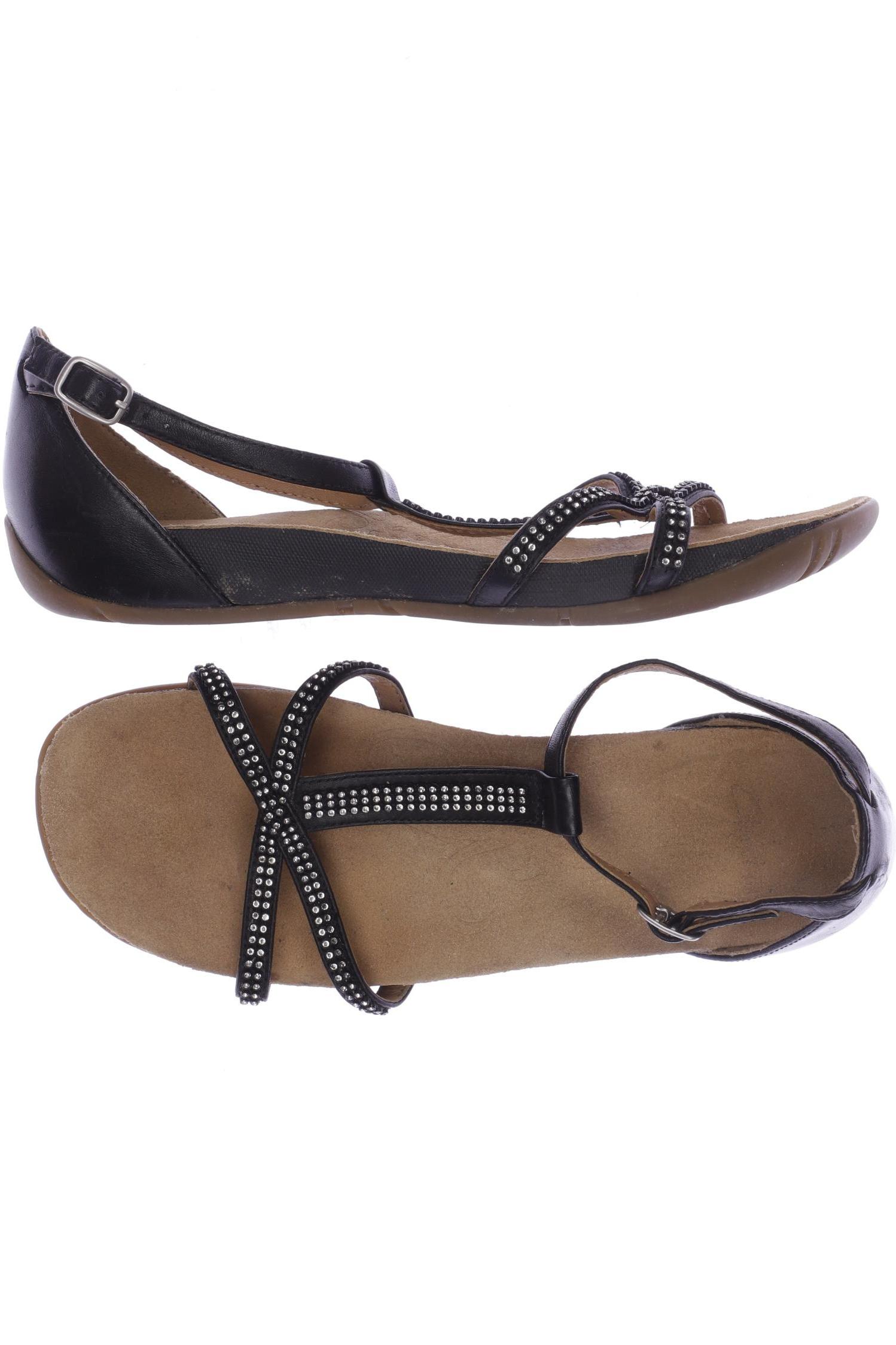 

Clarks Damen Sandale, schwarz, Gr. 4