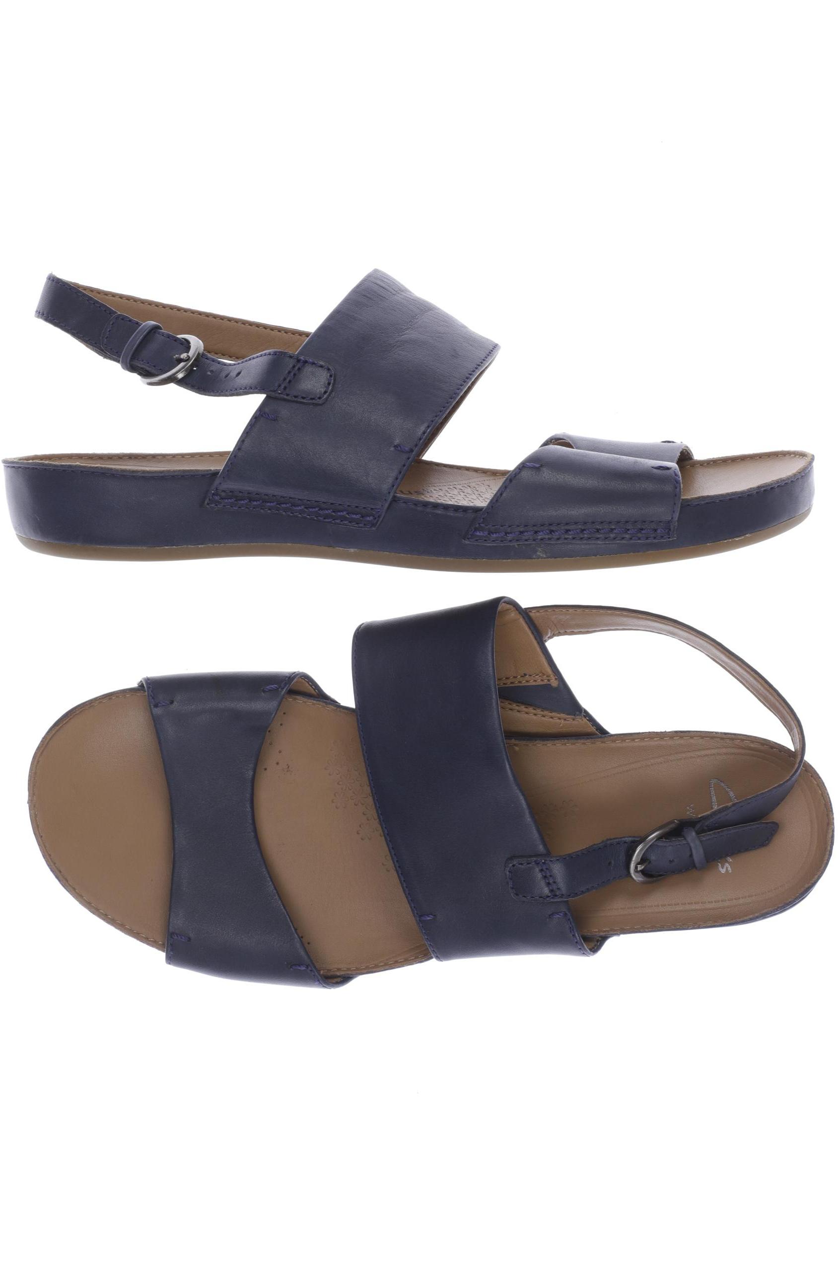 

Clarks Damen Sandale, marineblau, Gr. 7