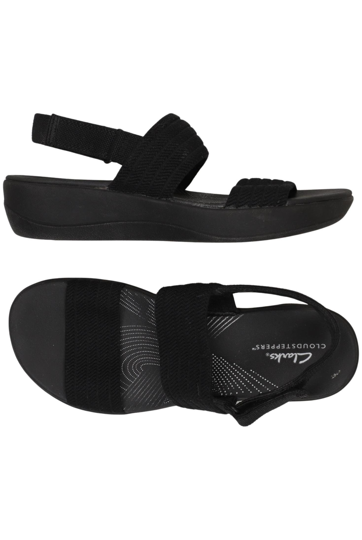 

Clarks Damen Sandale, schwarz, Gr. 38