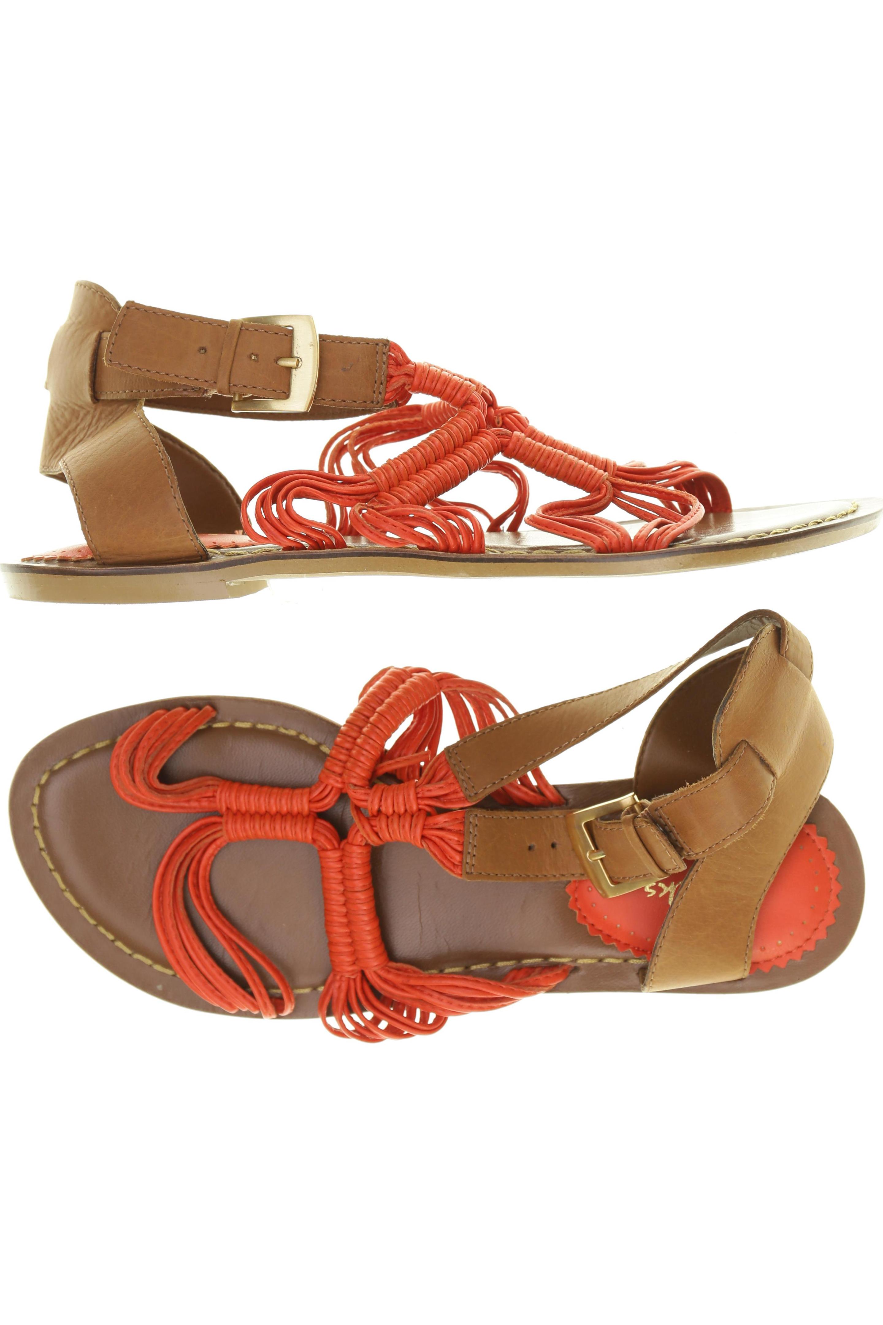 

Clarks Damen Sandale, orange, Gr. 5