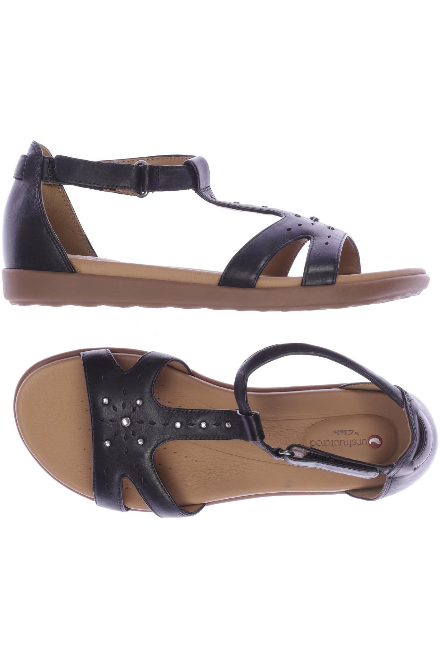 

Clarks Damen Sandale, schwarz, Gr. 37.5
