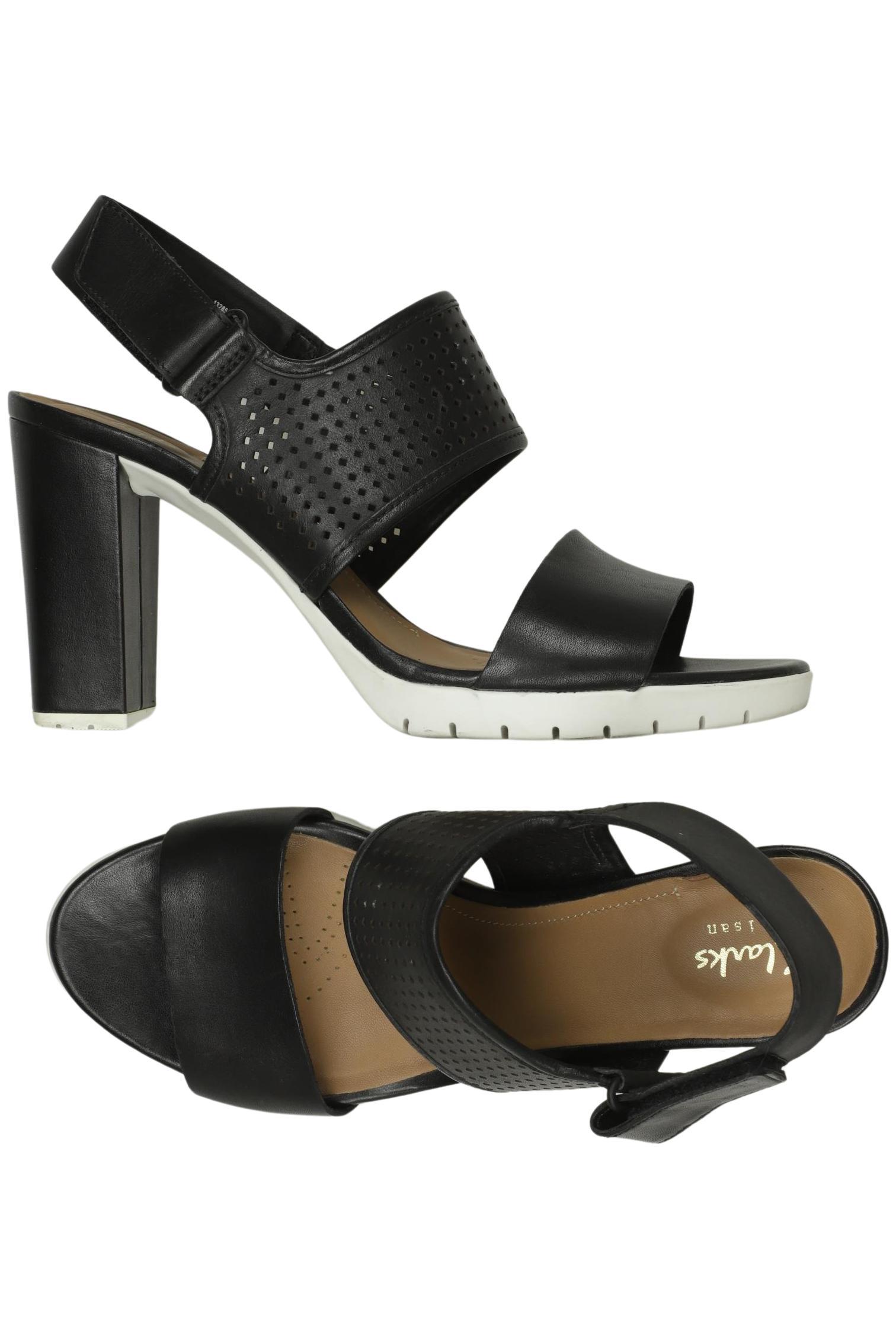 

Clarks Damen Sandale, schwarz, Gr. 39.5