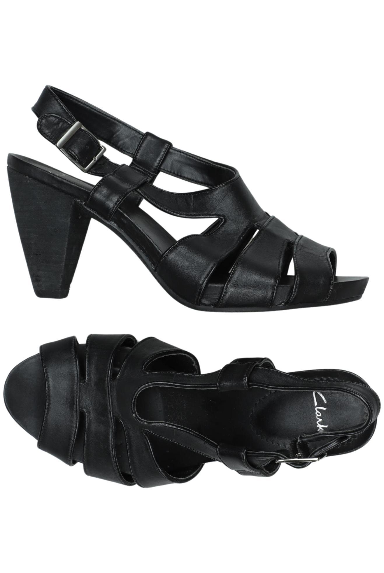 

Clarks Damen Sandale, schwarz, Gr. 6