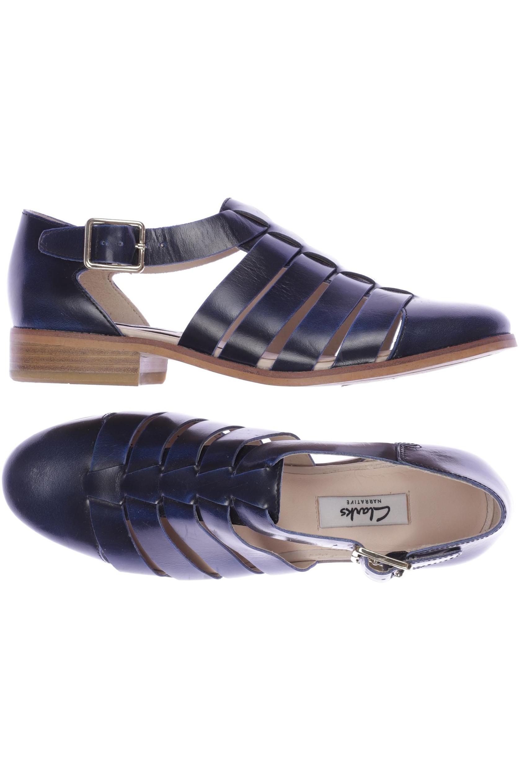 

Clarks Damen Sandale, marineblau, Gr. 37