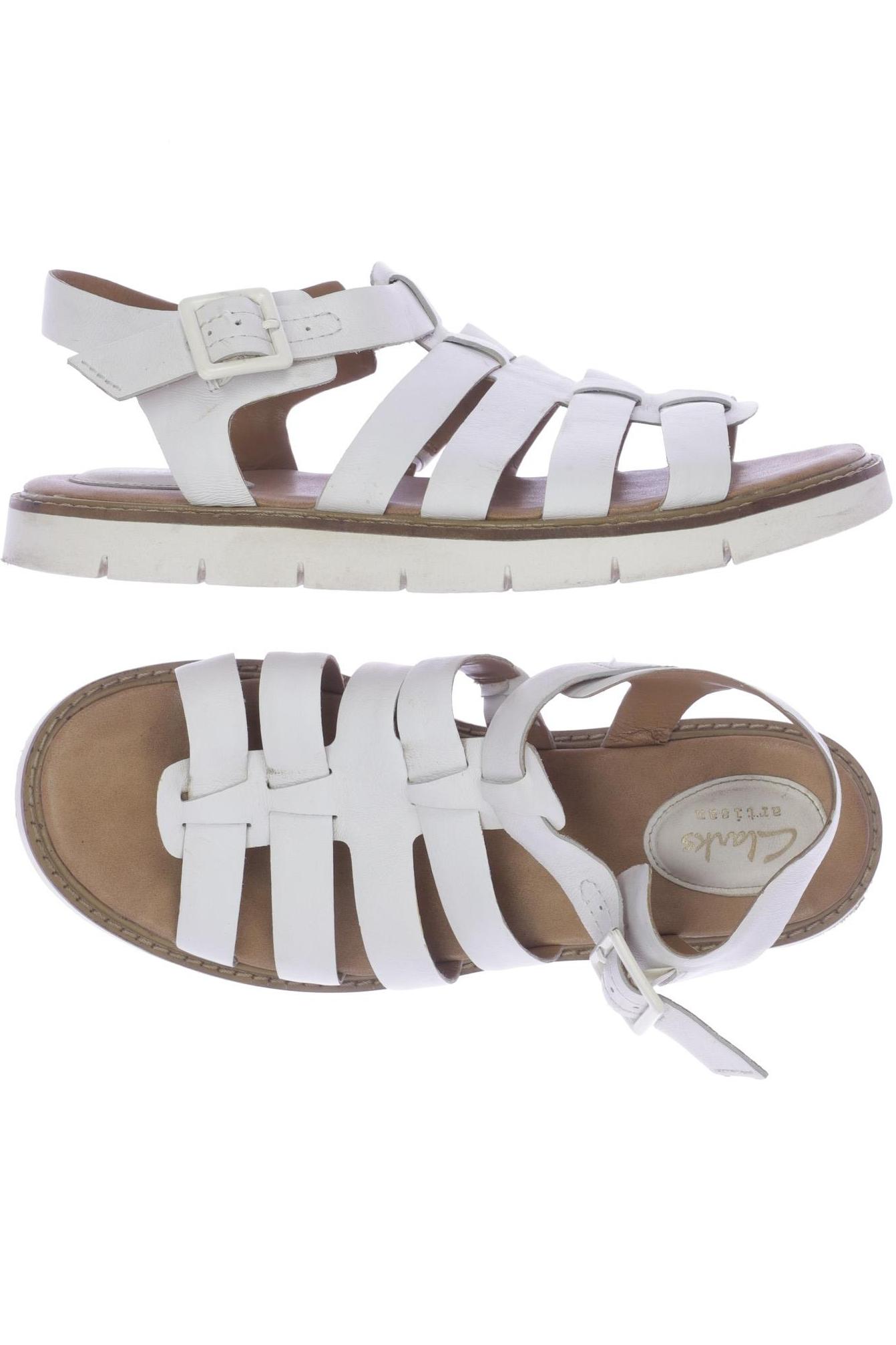 

Clarks Damen Sandale, weiß, Gr. 37.5