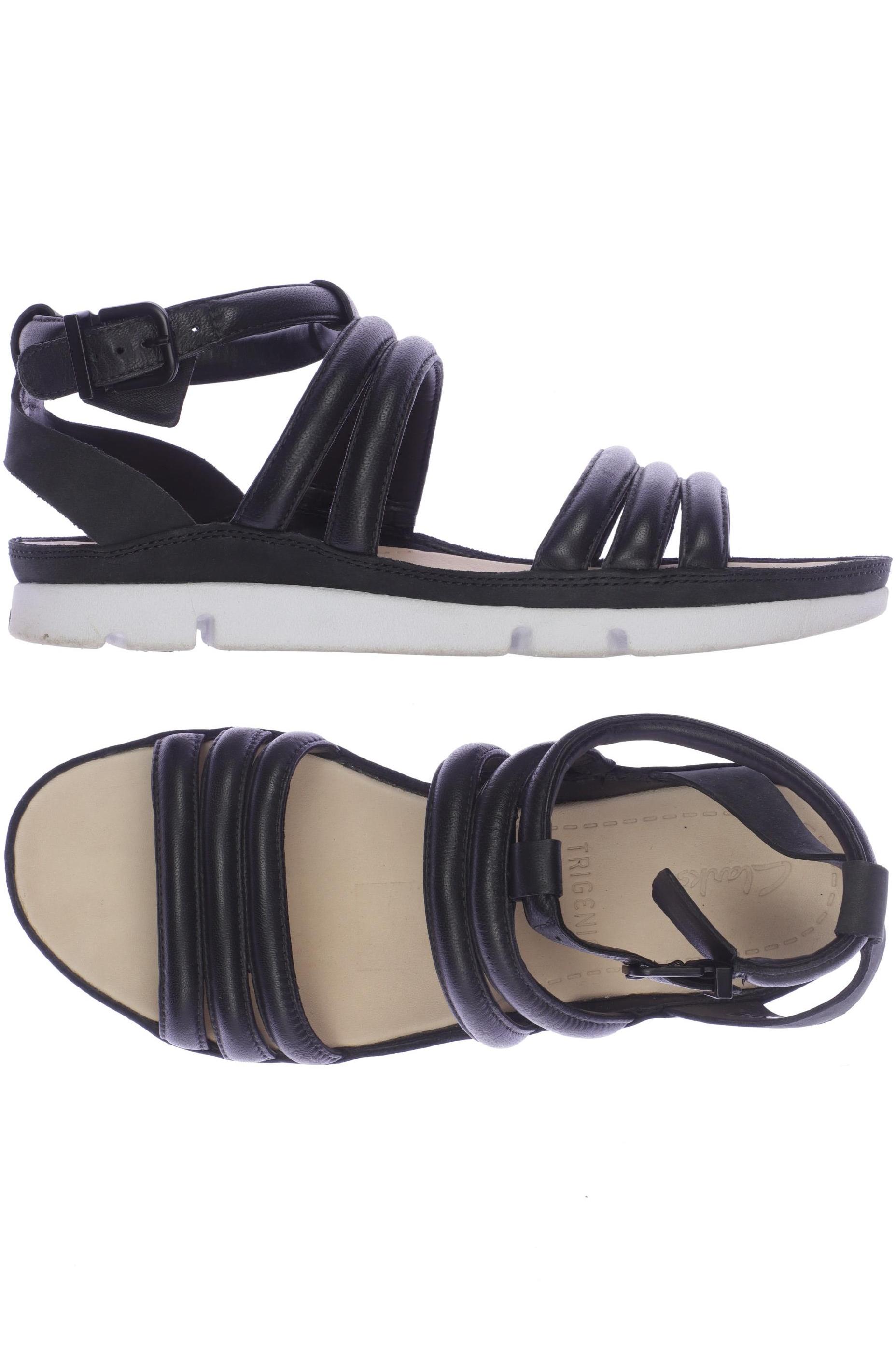 

Clarks Damen Sandale, schwarz, Gr. 38