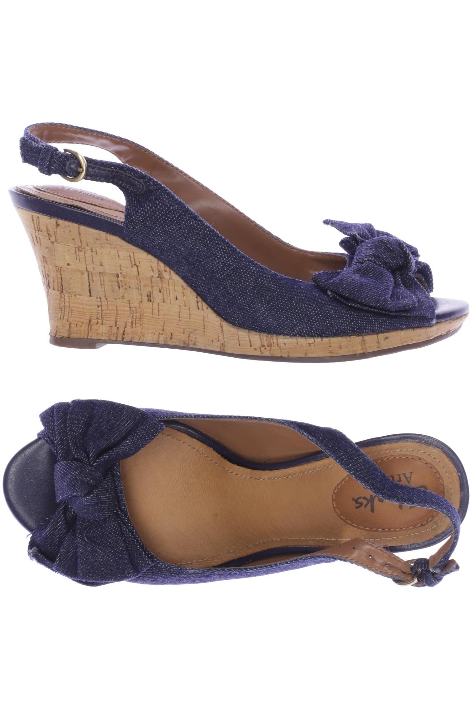 

Clarks Damen Sandale, marineblau, Gr. 6