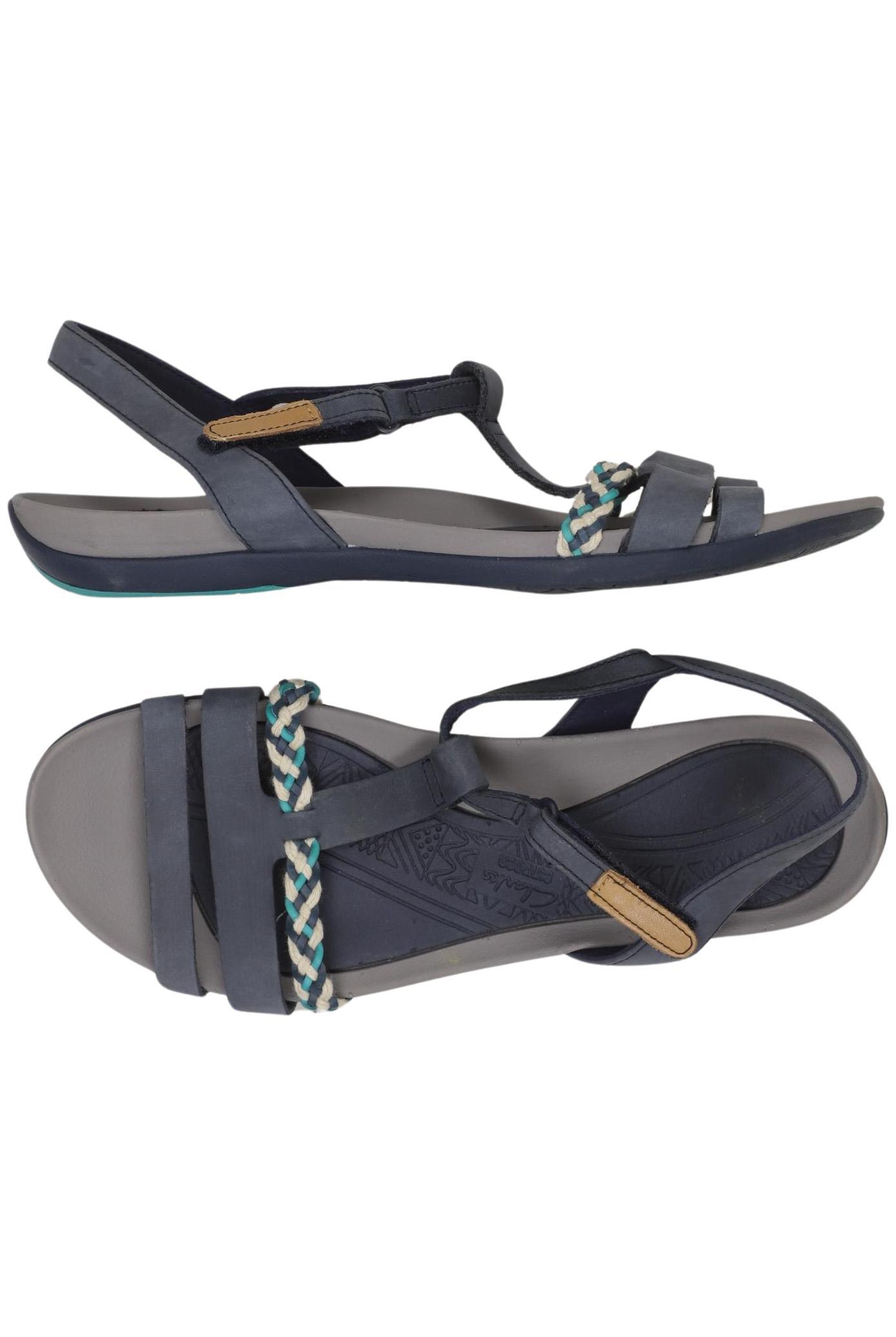 

Clarks Damen Sandale, marineblau, Gr. 38