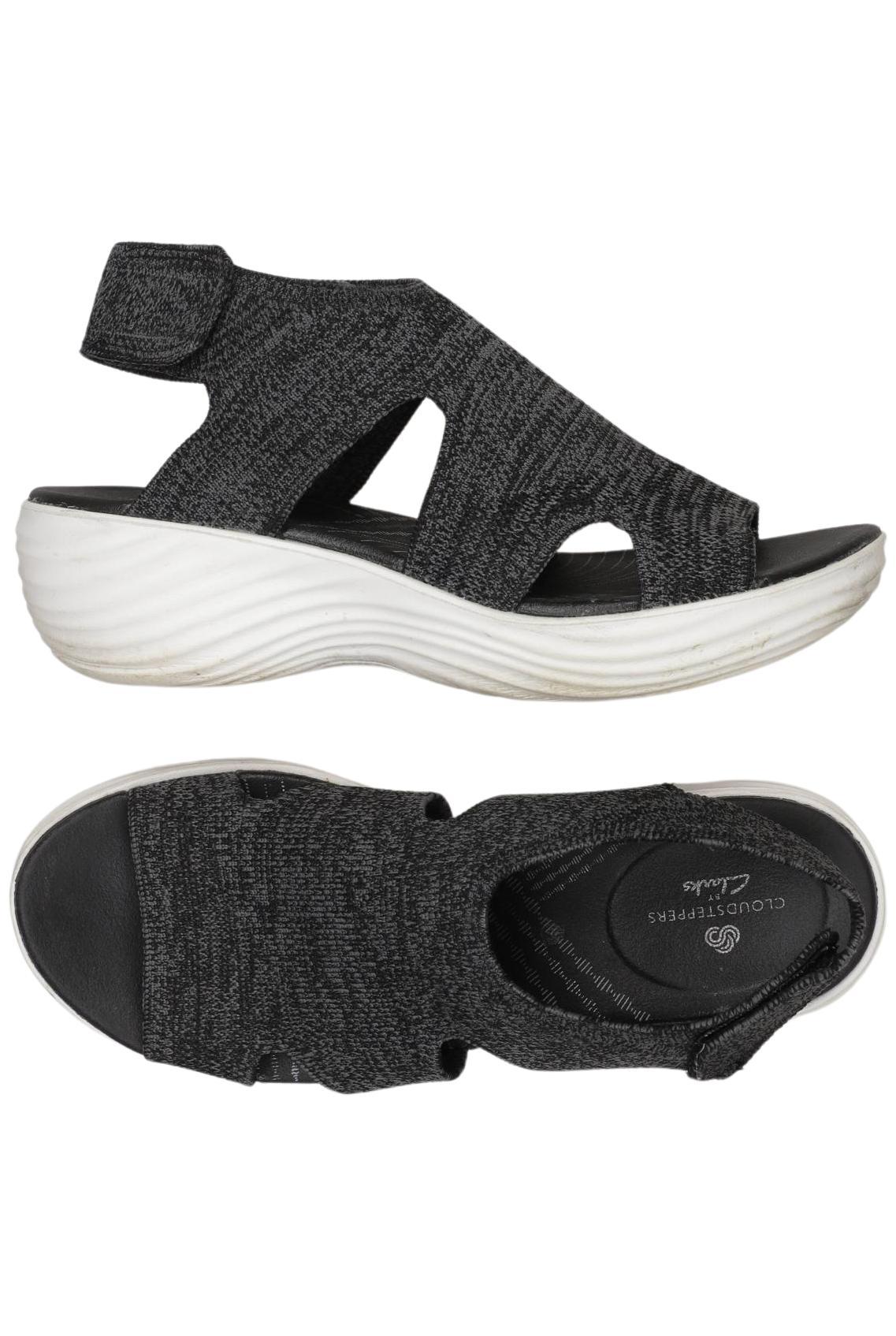 

Clarks Damen Sandale, schwarz, Gr. 38