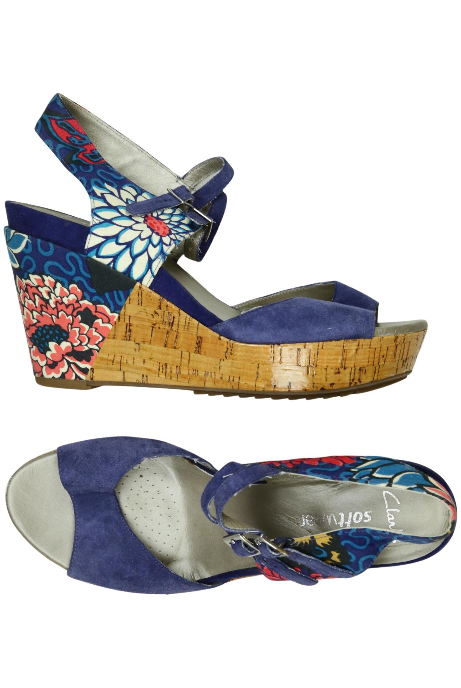 

Clarks Damen Sandale, marineblau, Gr. 7.5