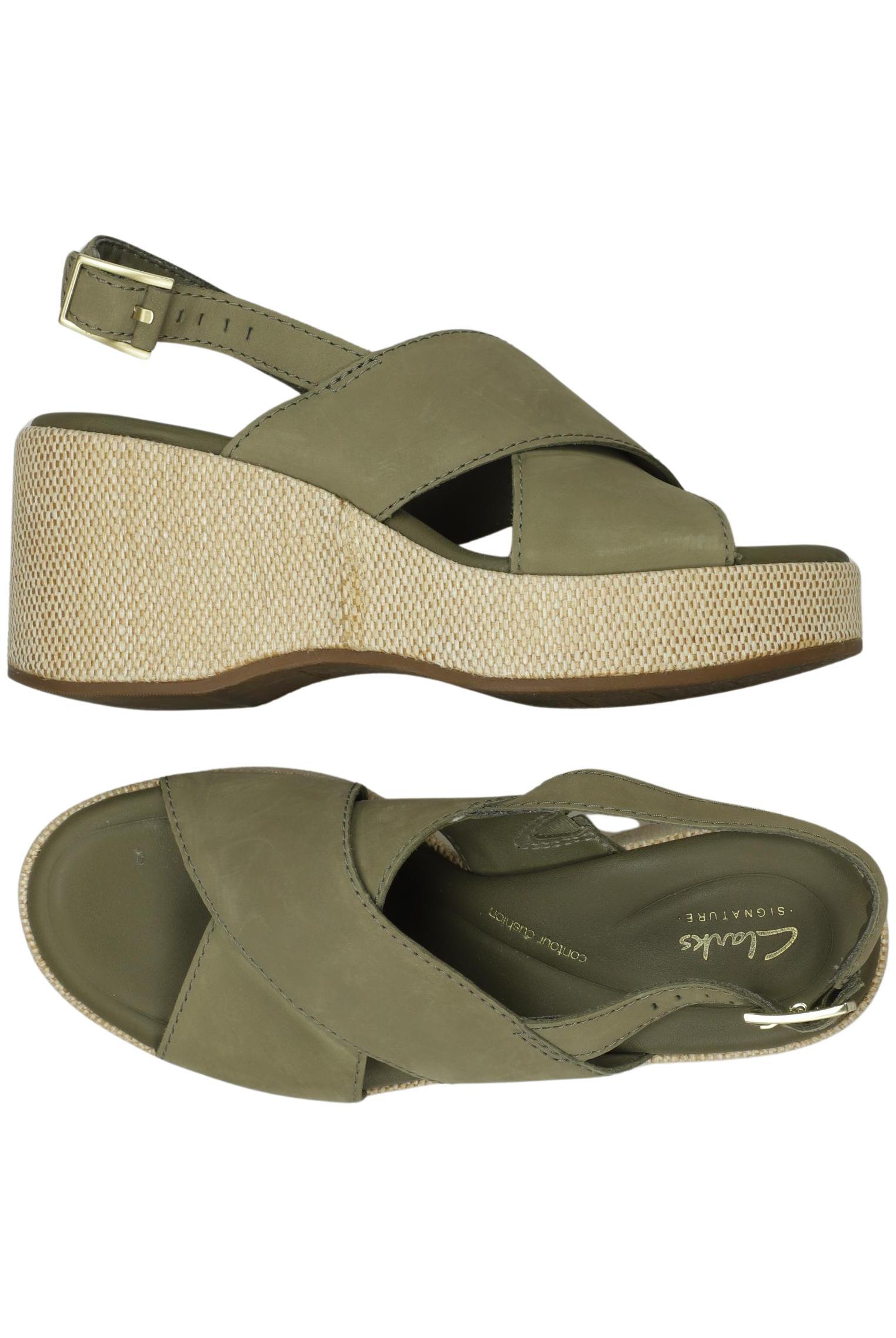 

Clarks Damen Sandale, grün, Gr. 41