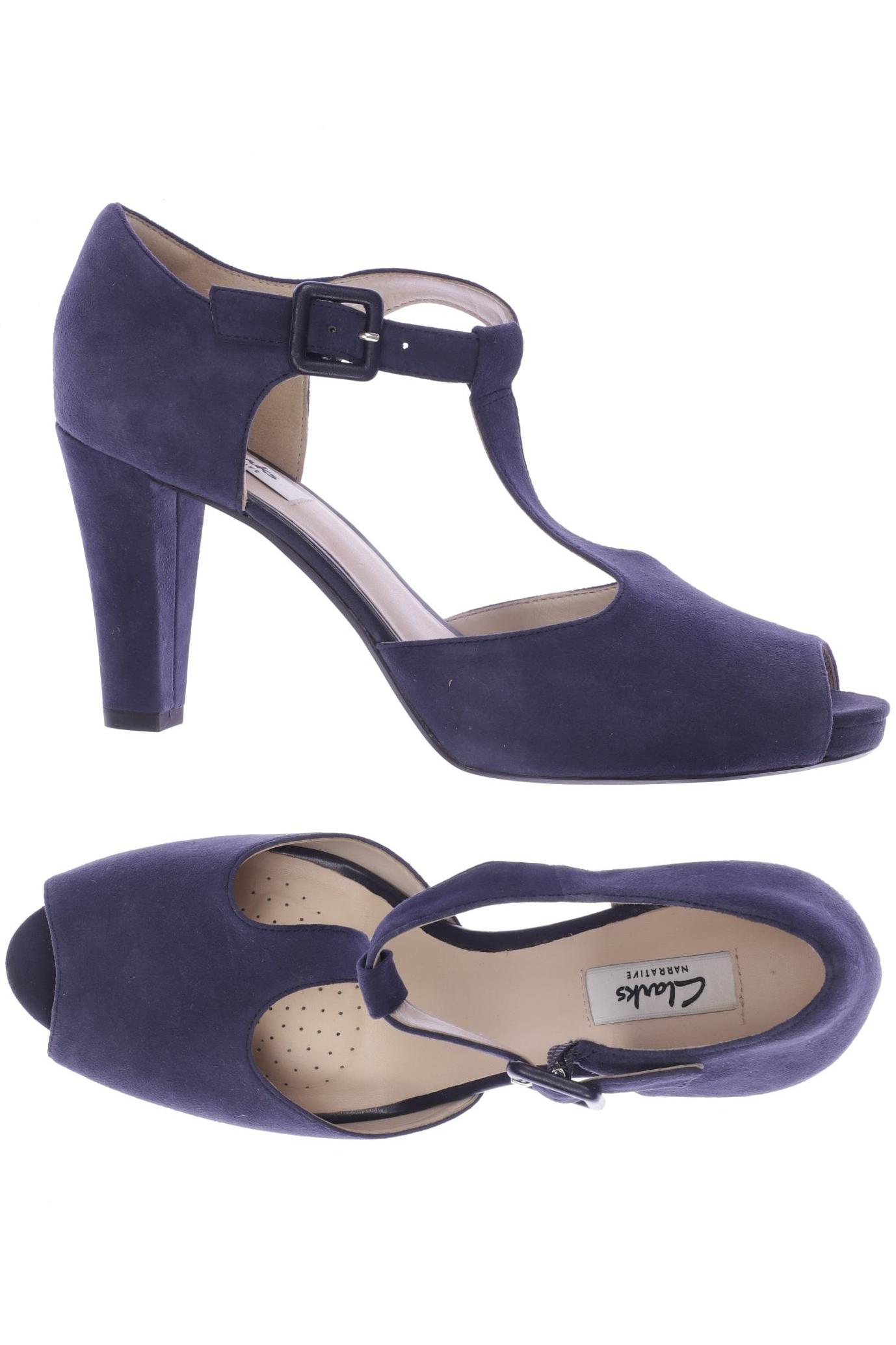 

Clarks Damen Sandale, blau, Gr. 40