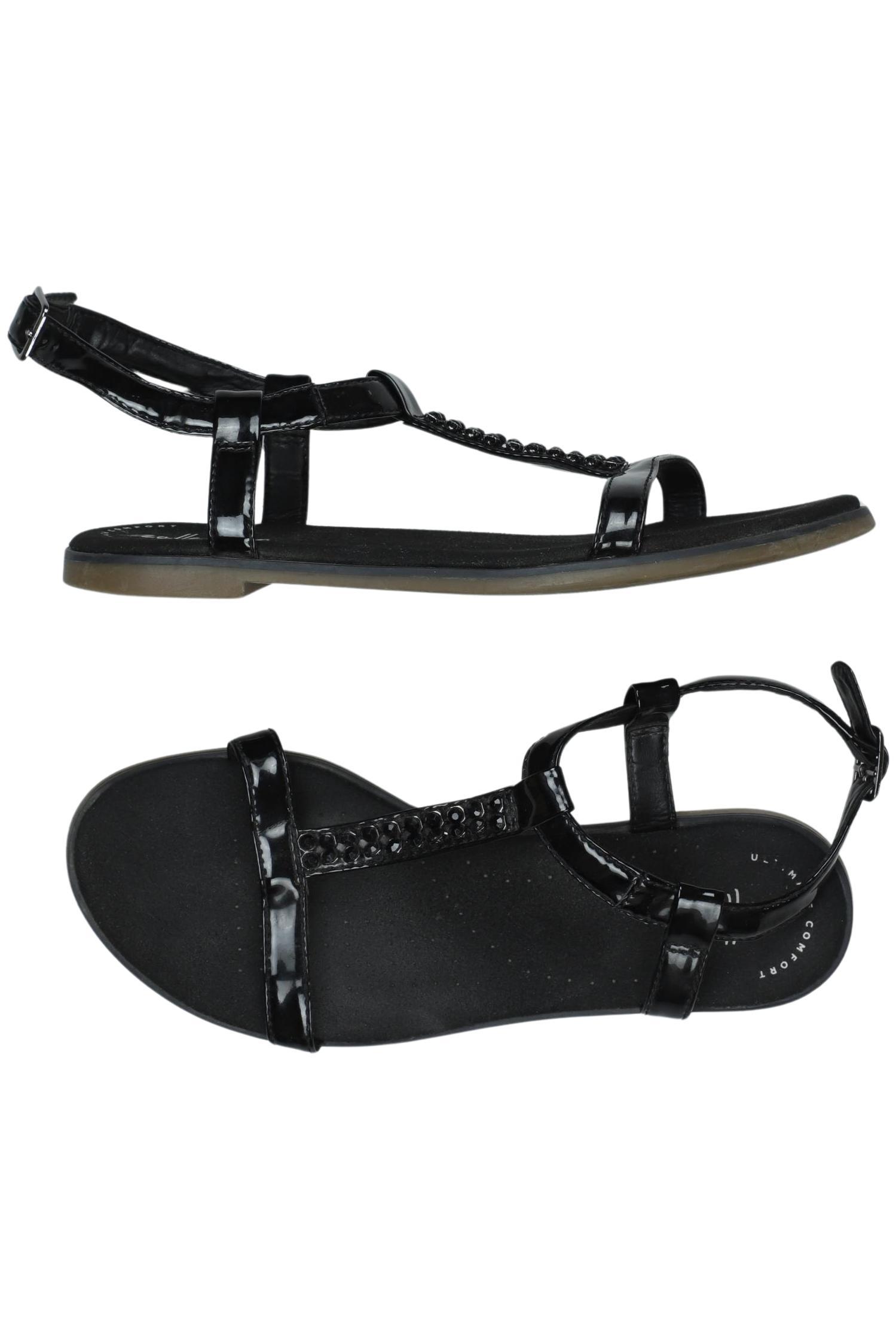 

Clarks Damen Sandale, schwarz, Gr. 39