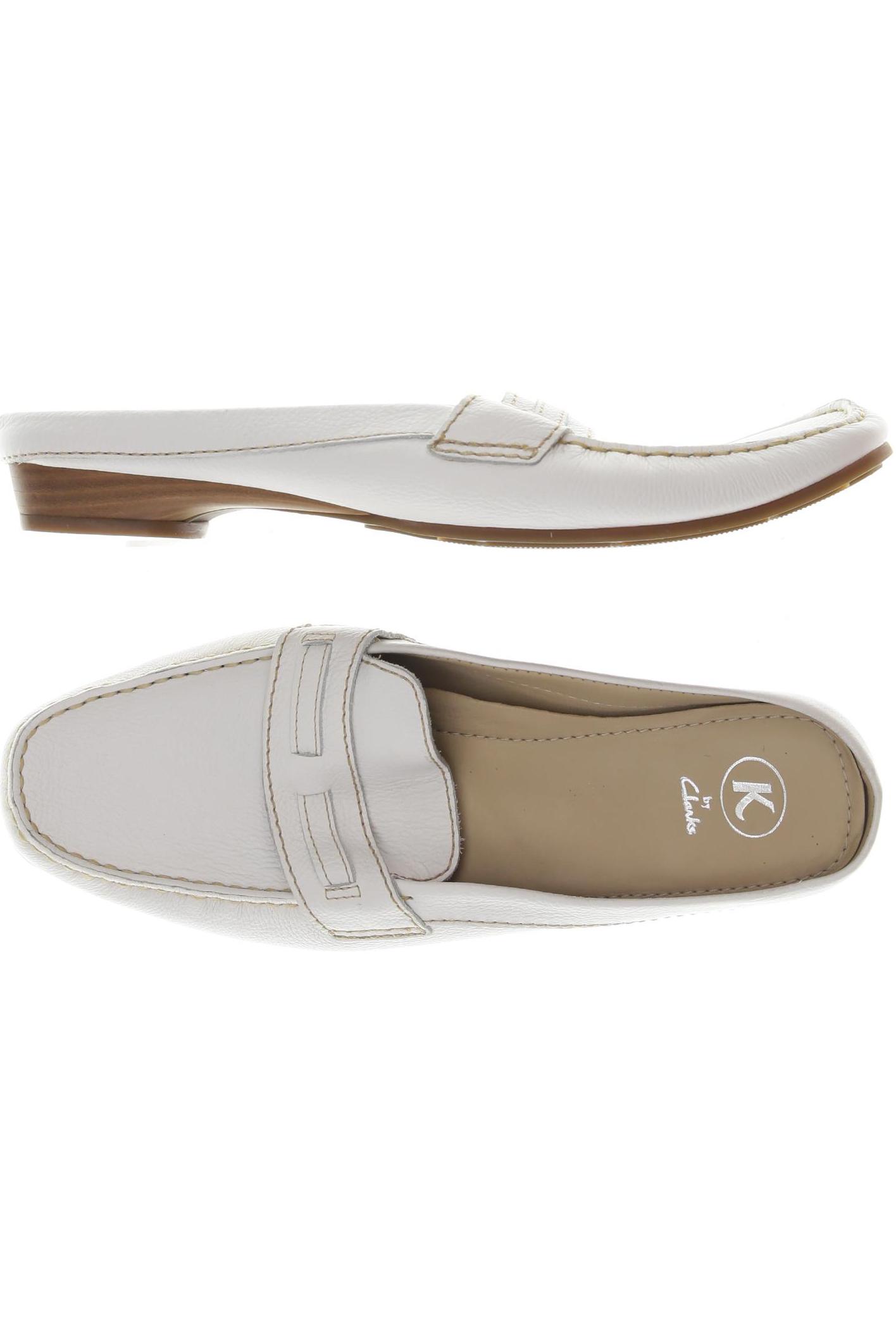 

Clarks Damen Sandale, weiß, Gr. 7.5