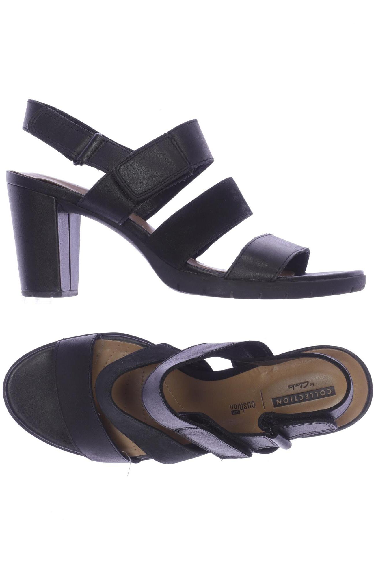 

Clarks Damen Sandale, schwarz, Gr. 40