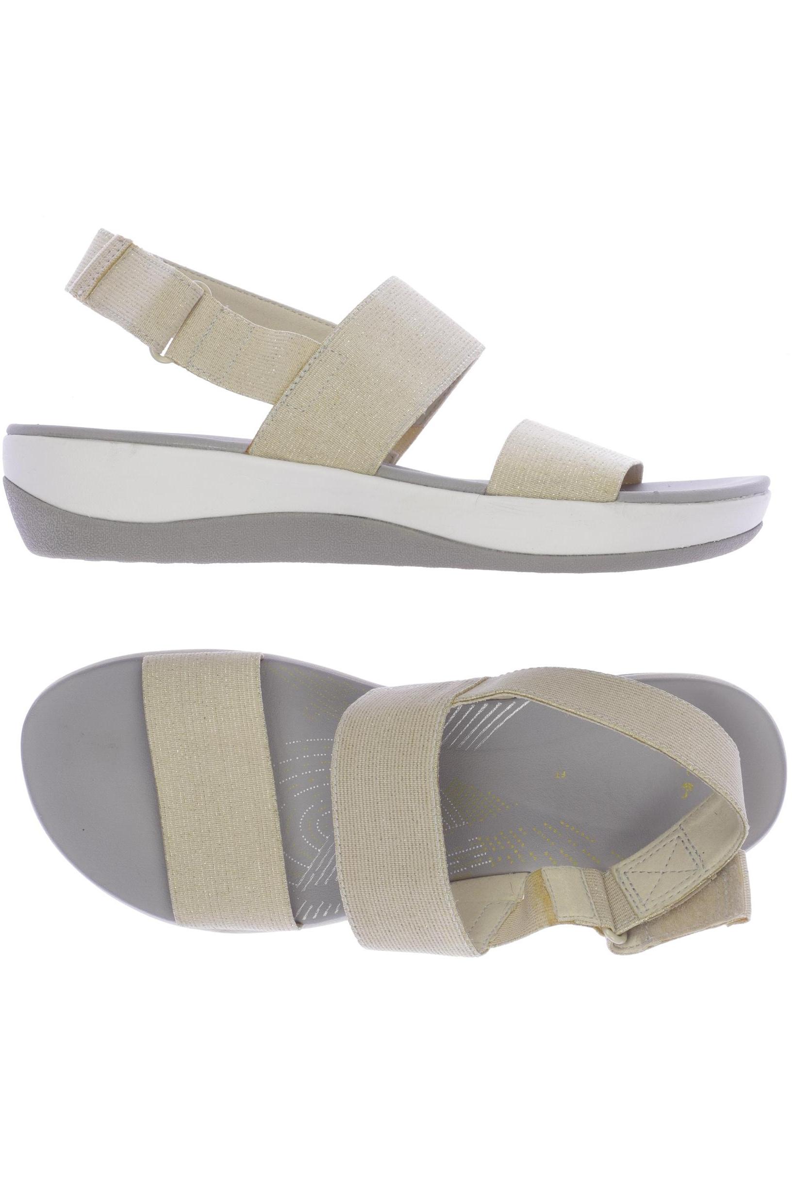 

Clarks Damen Sandale, cremeweiß, Gr. 39.5