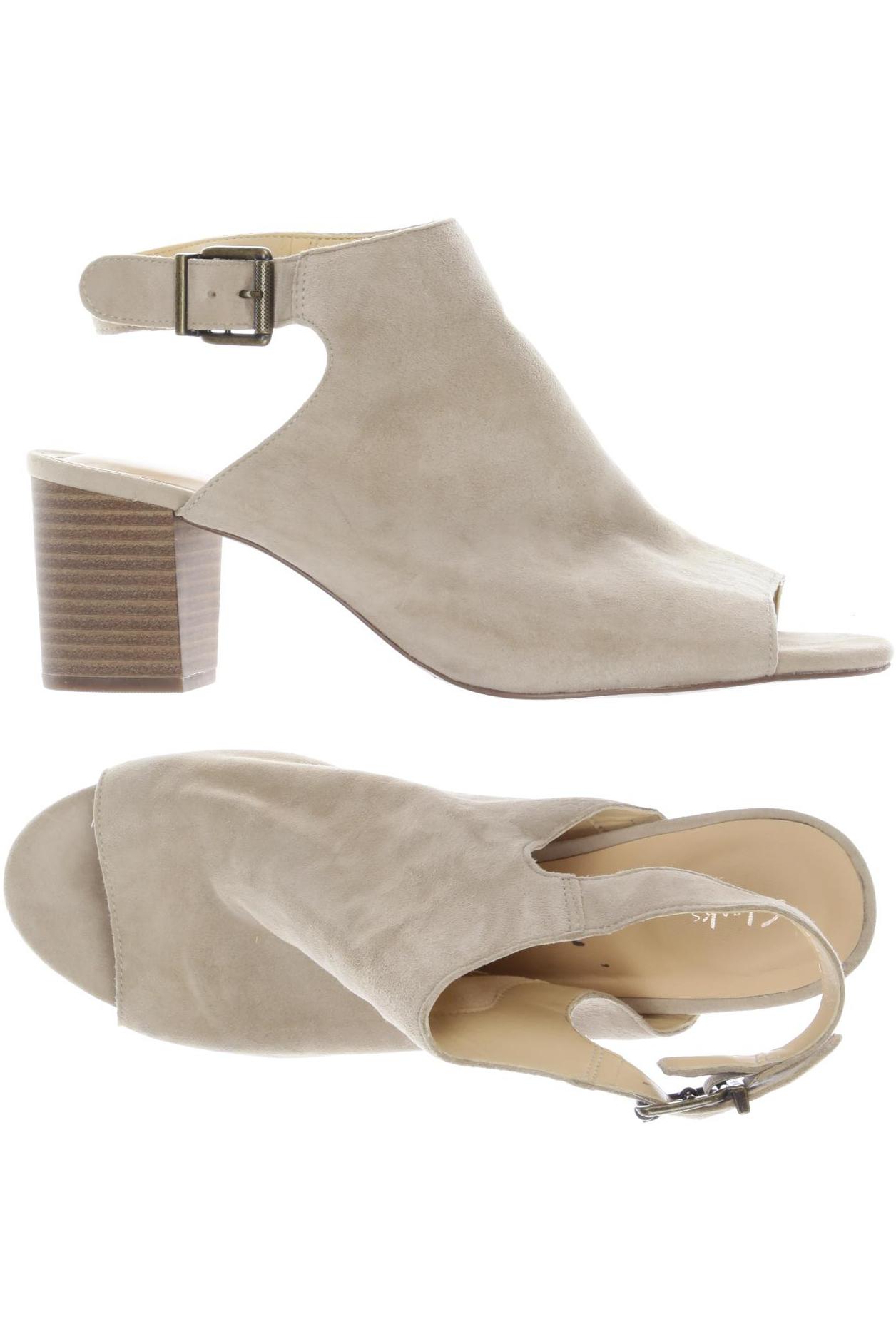 

Clarks Damen Sandale, beige, Gr. 41.5