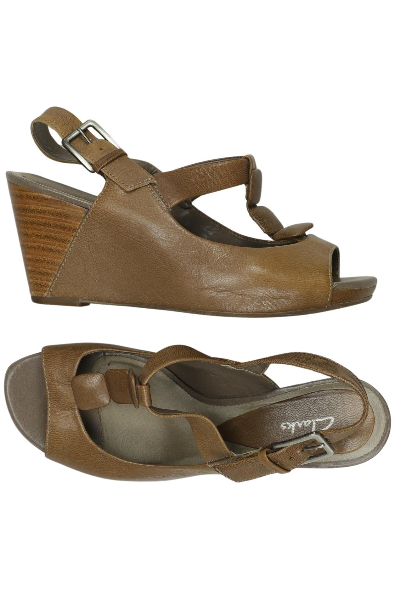 

Clarks Damen Sandale, braun, Gr. 4.5