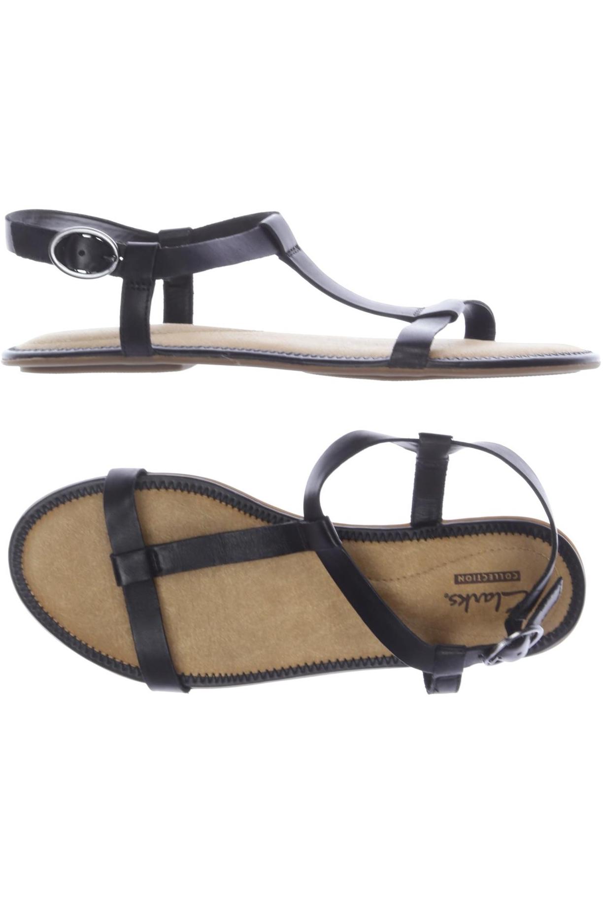 

Clarks Damen Sandale, schwarz, Gr. 39