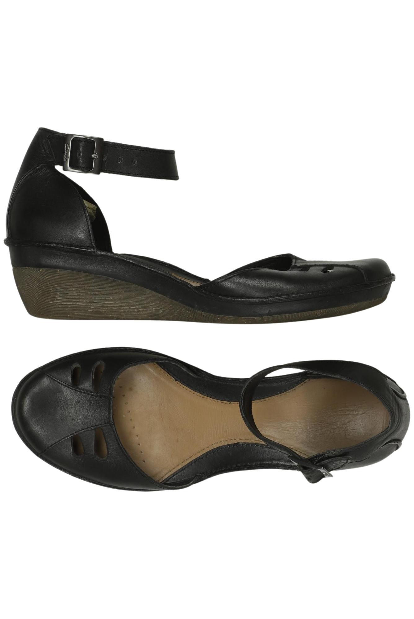 

Clarks Damen Sandale, schwarz, Gr. 6.5