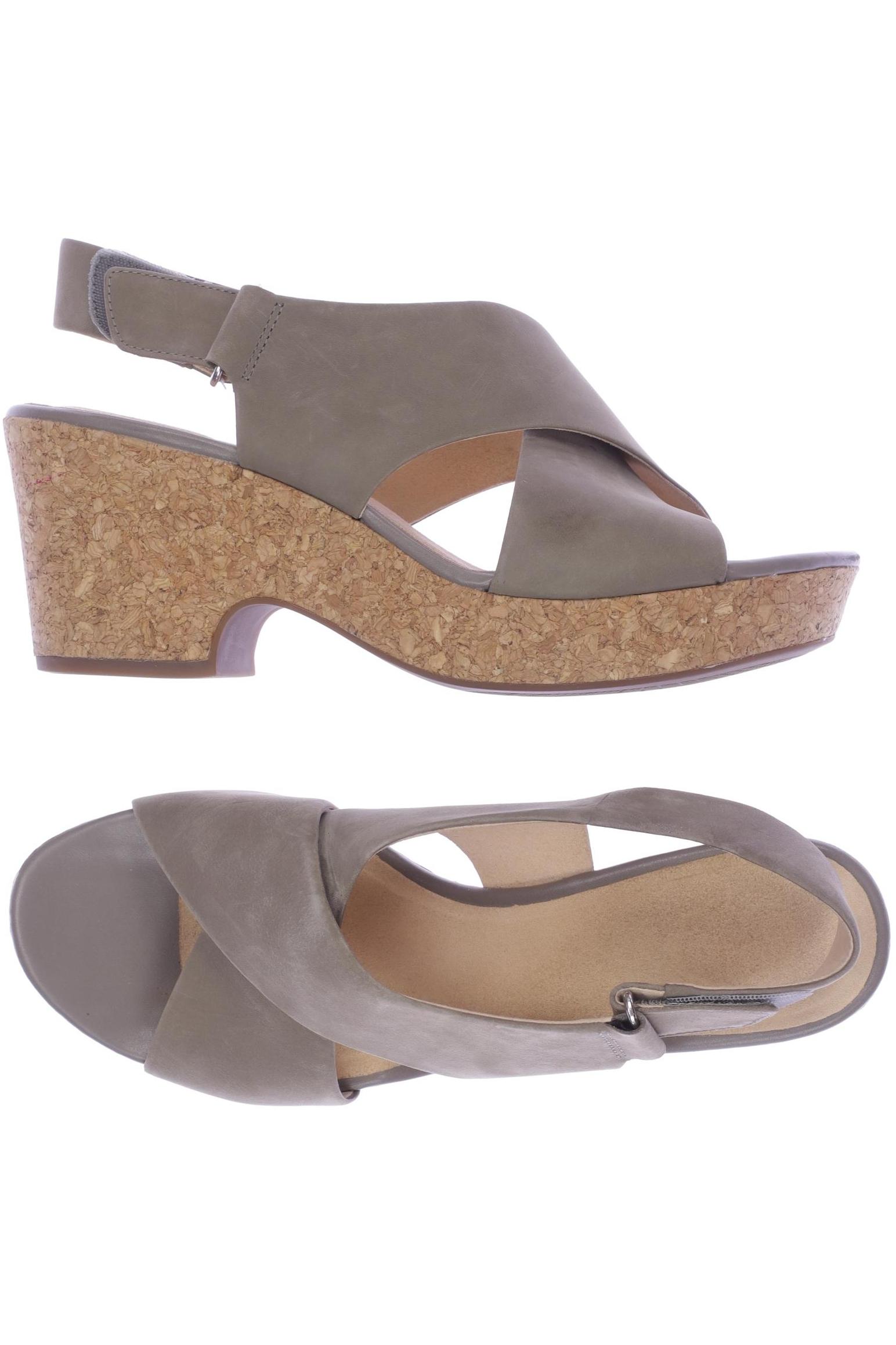 

Clarks Damen Sandale, grün, Gr. 40