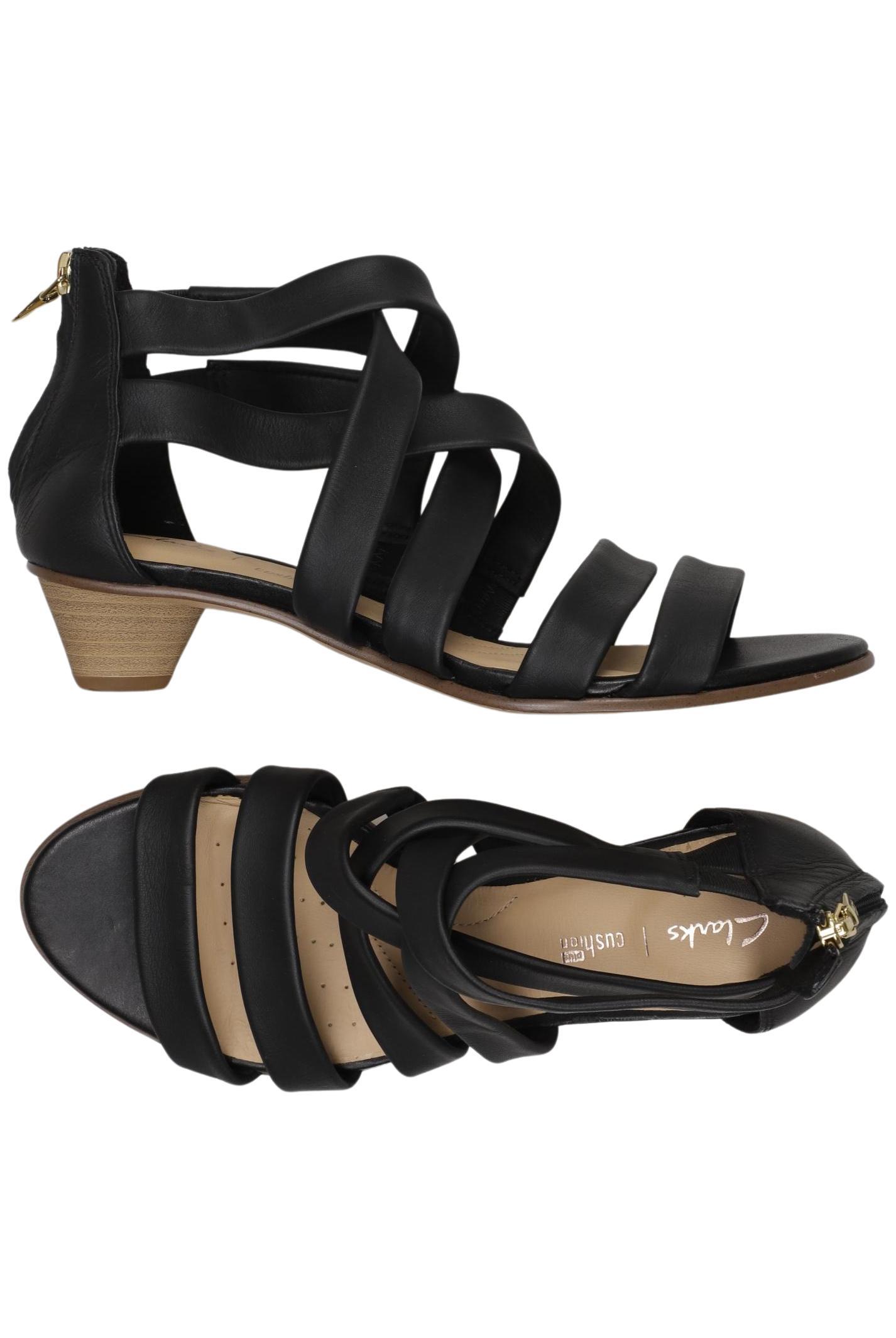 

Clarks Damen Sandale, schwarz, Gr. 38
