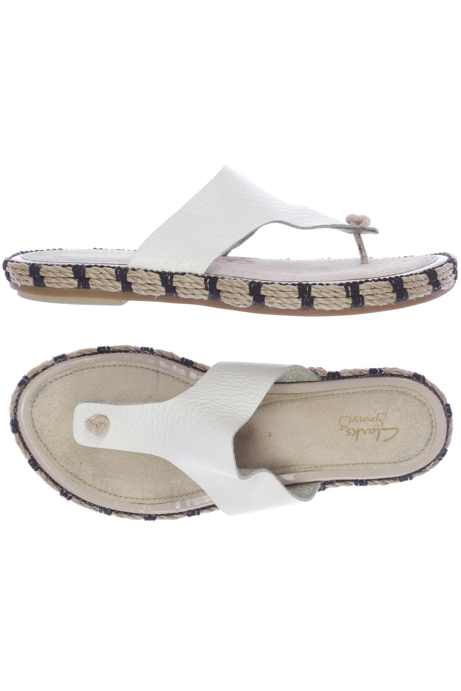 

Clarks Damen Sandale, weiß, Gr. 42