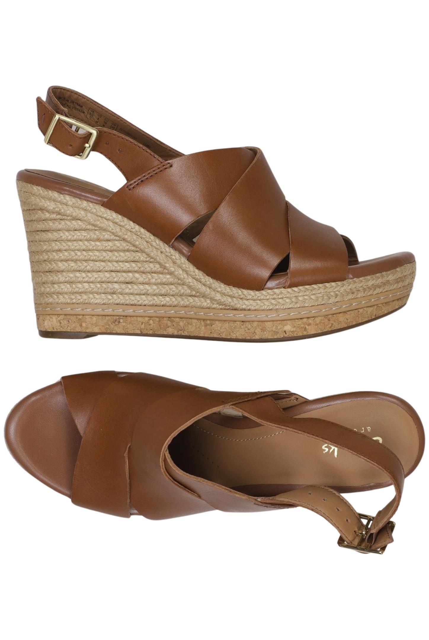 

Clarks Damen Sandale, braun, Gr. 39