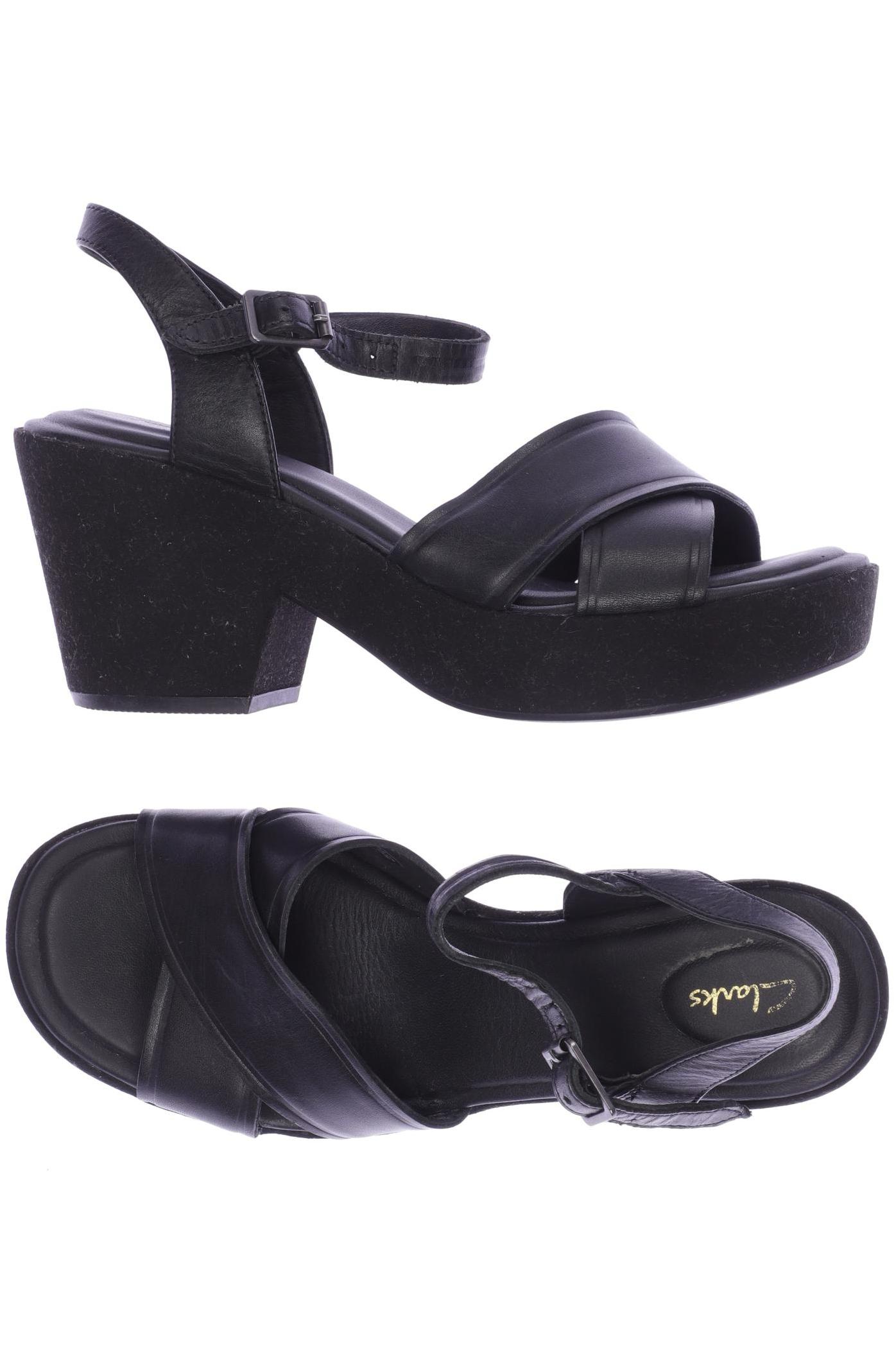 

Clarks Damen Sandale, schwarz, Gr. 39