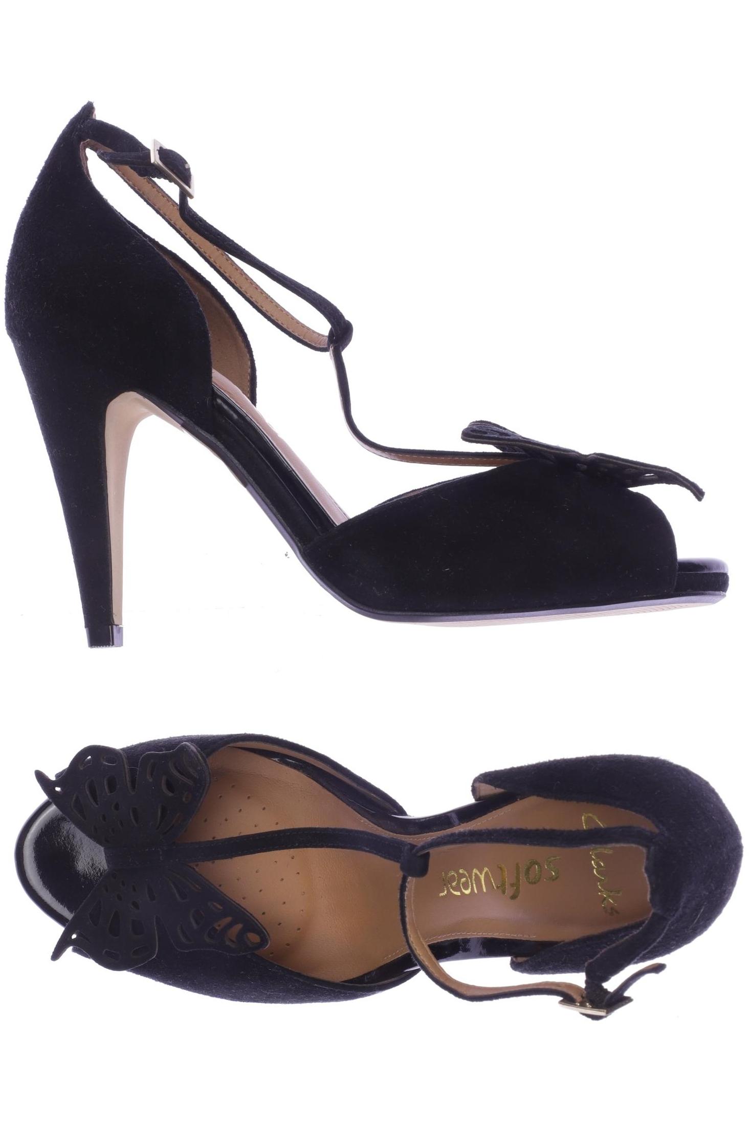 

Clarks Damen Sandale, schwarz, Gr. 4.5