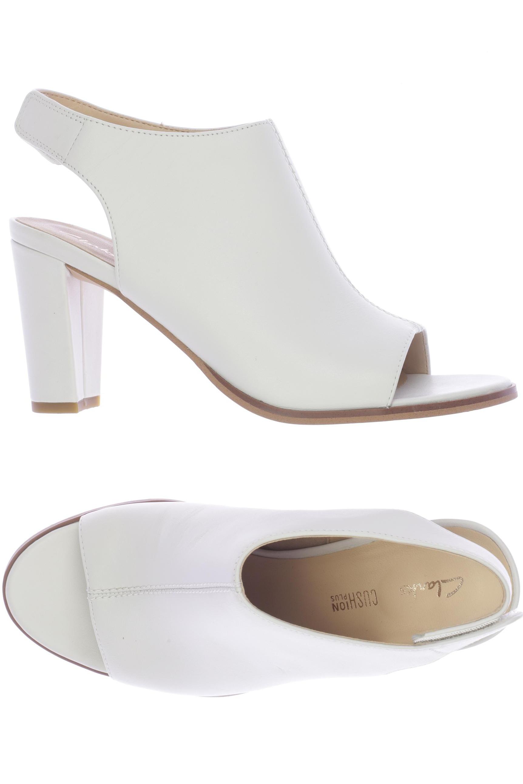 

Clarks Damen Sandale, weiß, Gr. 38