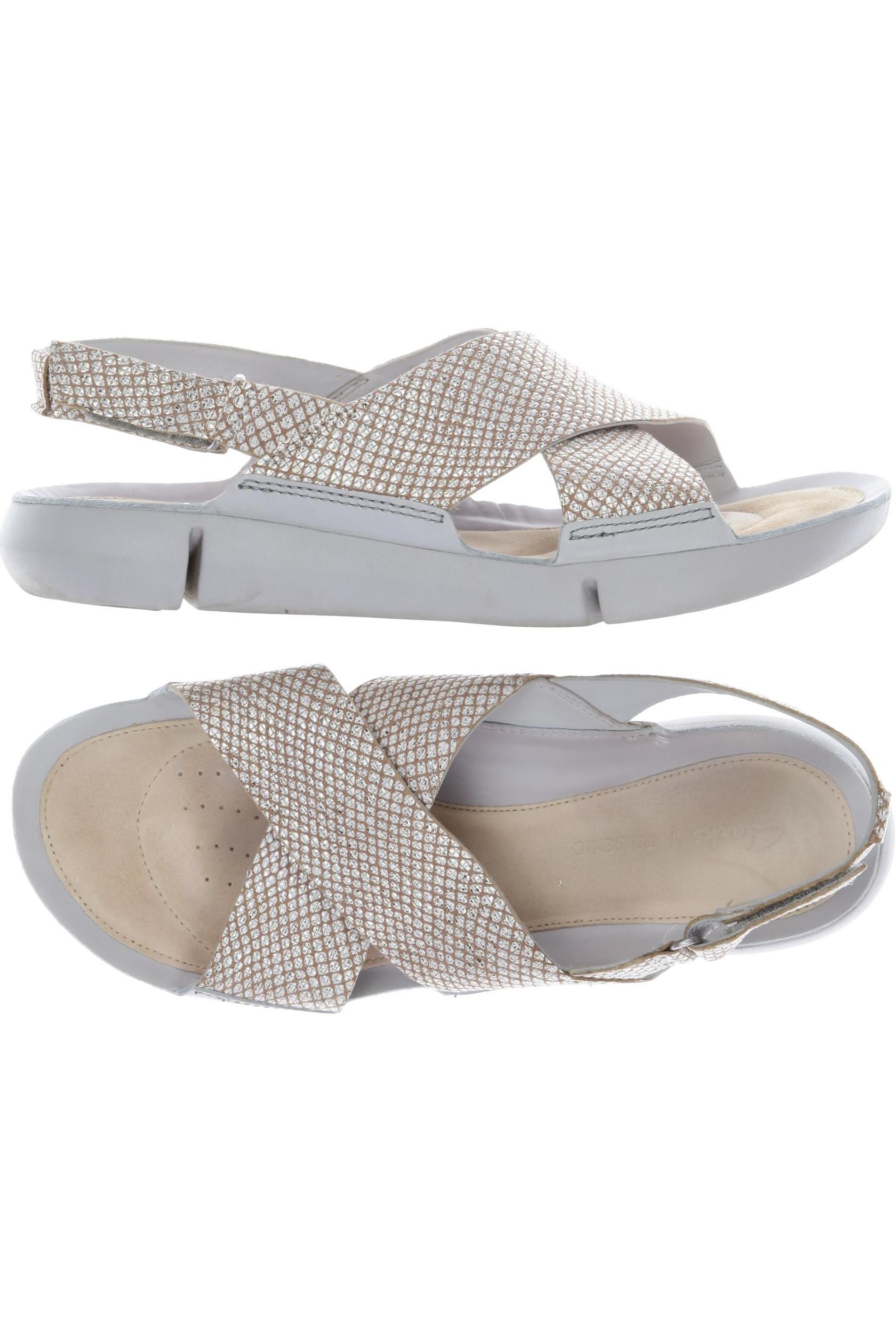

Clarks Damen Sandale, beige, Gr. 43