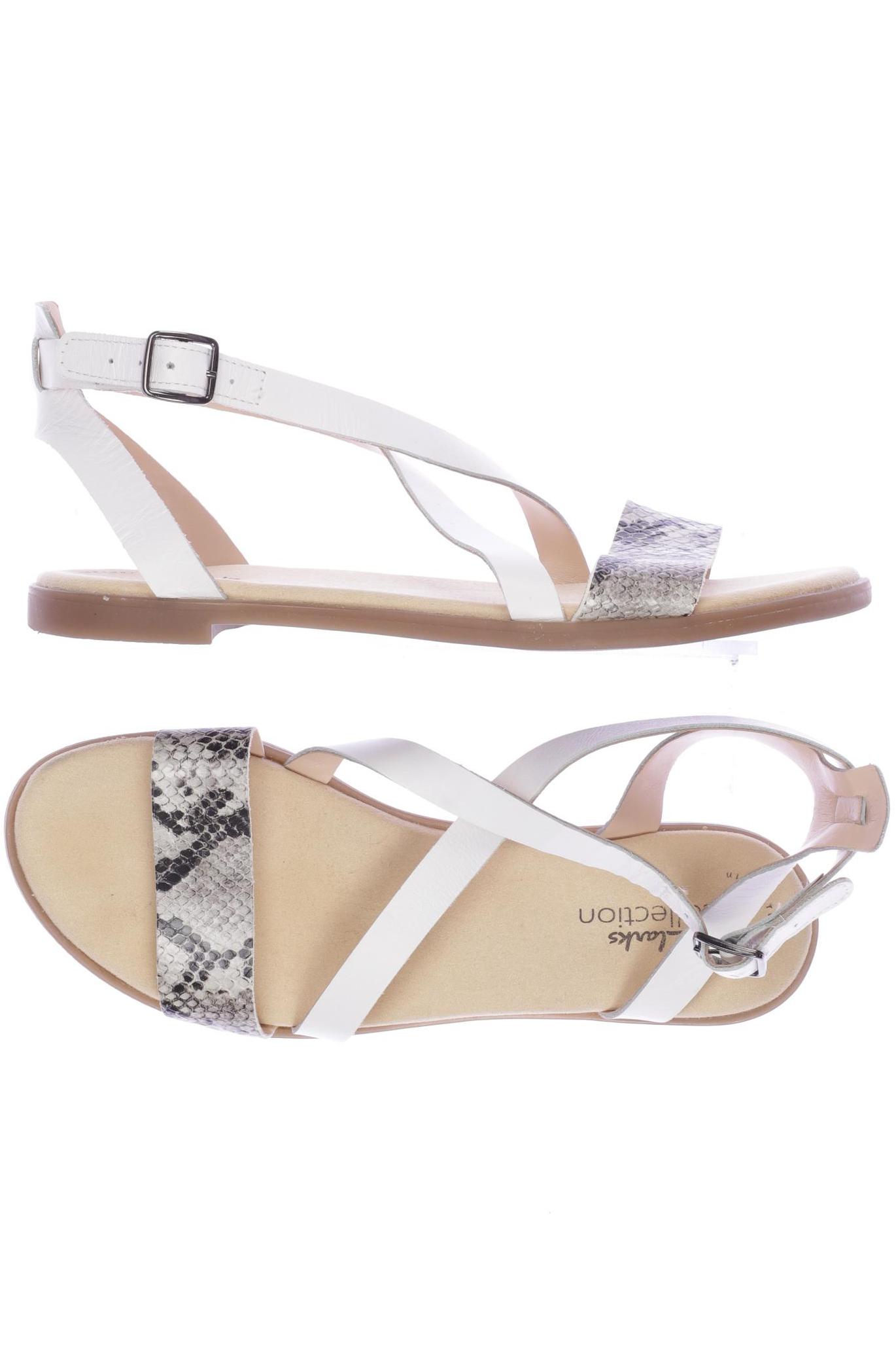 

Clarks Damen Sandale, weiß, Gr. 38