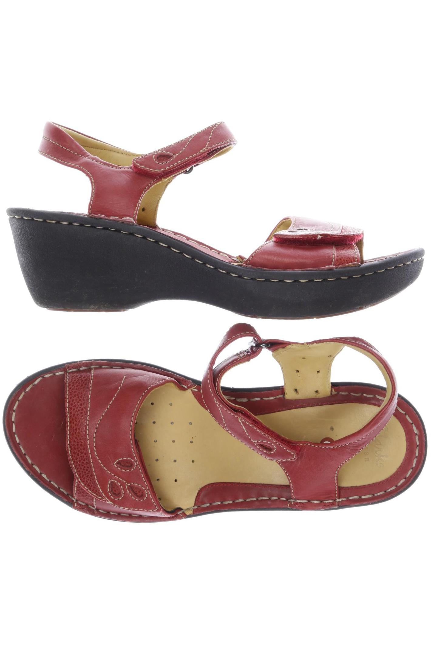 

Clarks Damen Sandale, rot, Gr. 39