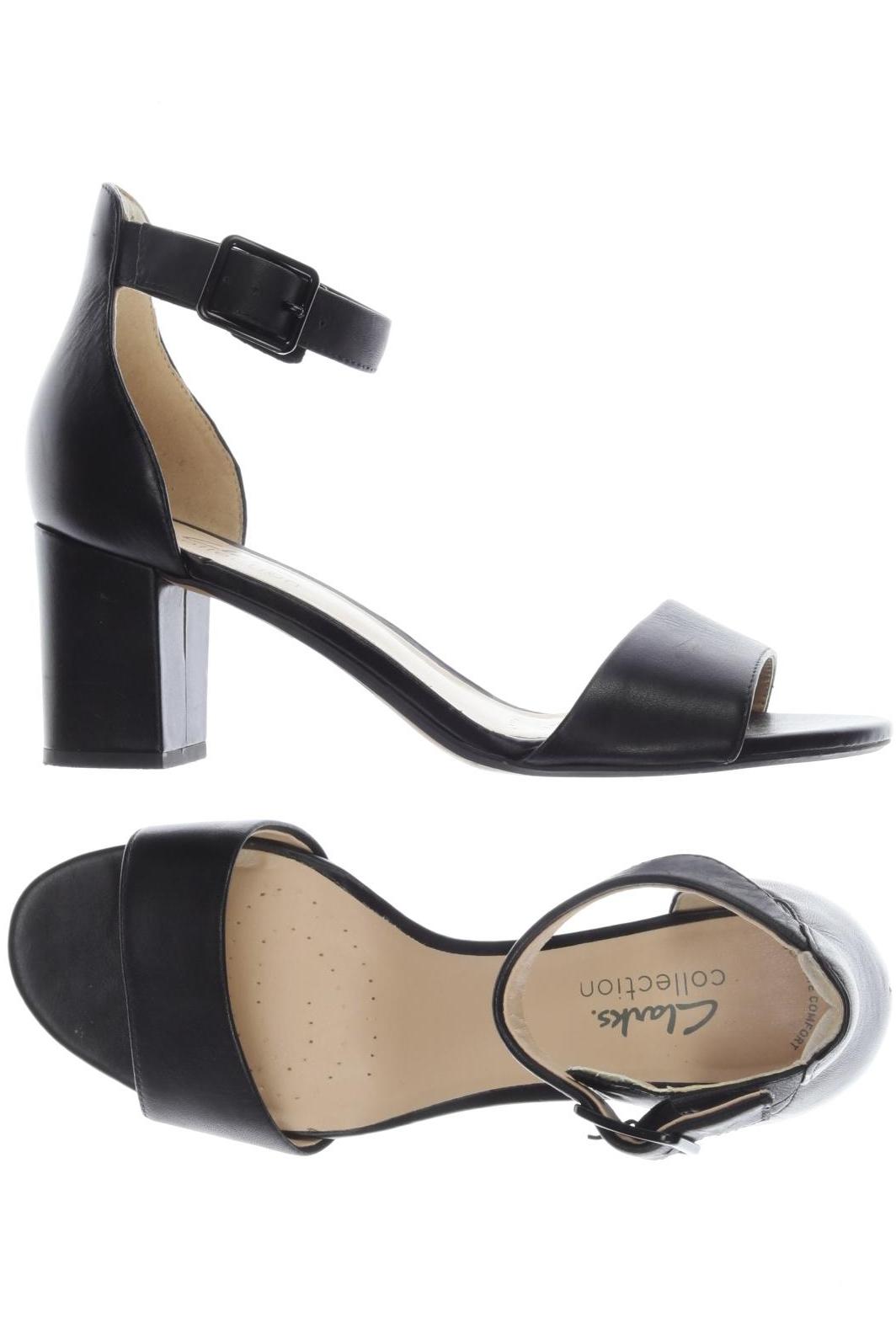 

Clarks Damen Sandale, schwarz, Gr. 5.5