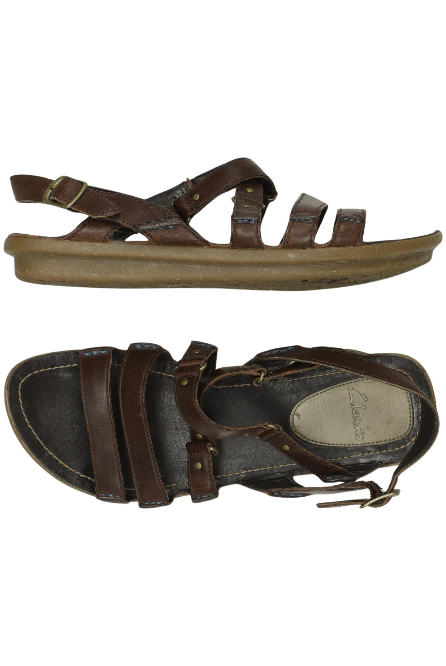 

Clarks Damen Sandale, braun, Gr. 5