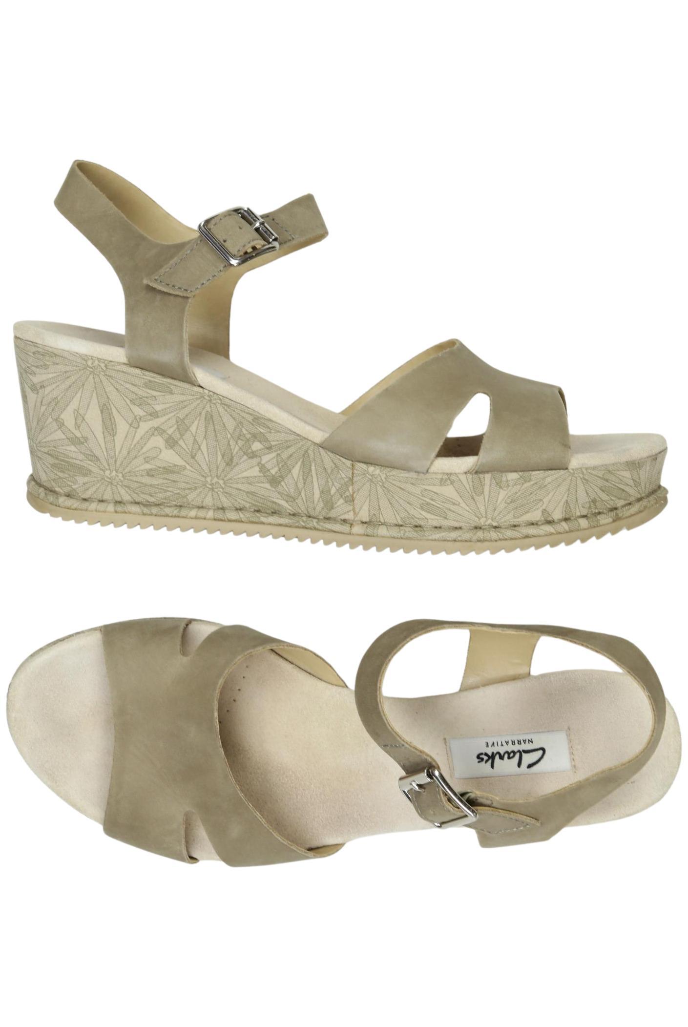 

Clarks Damen Sandale, beige, Gr. 40