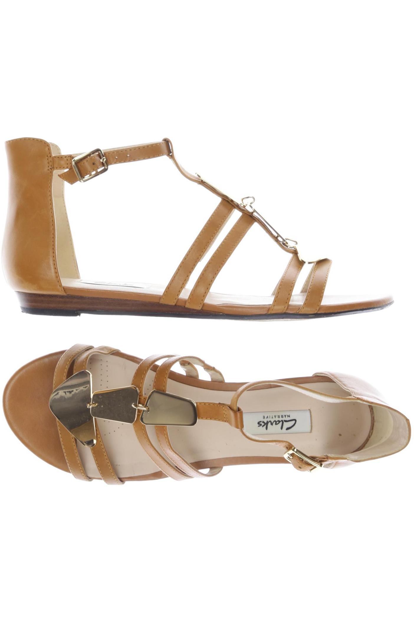 

Clarks Damen Sandale, braun, Gr. 39.5