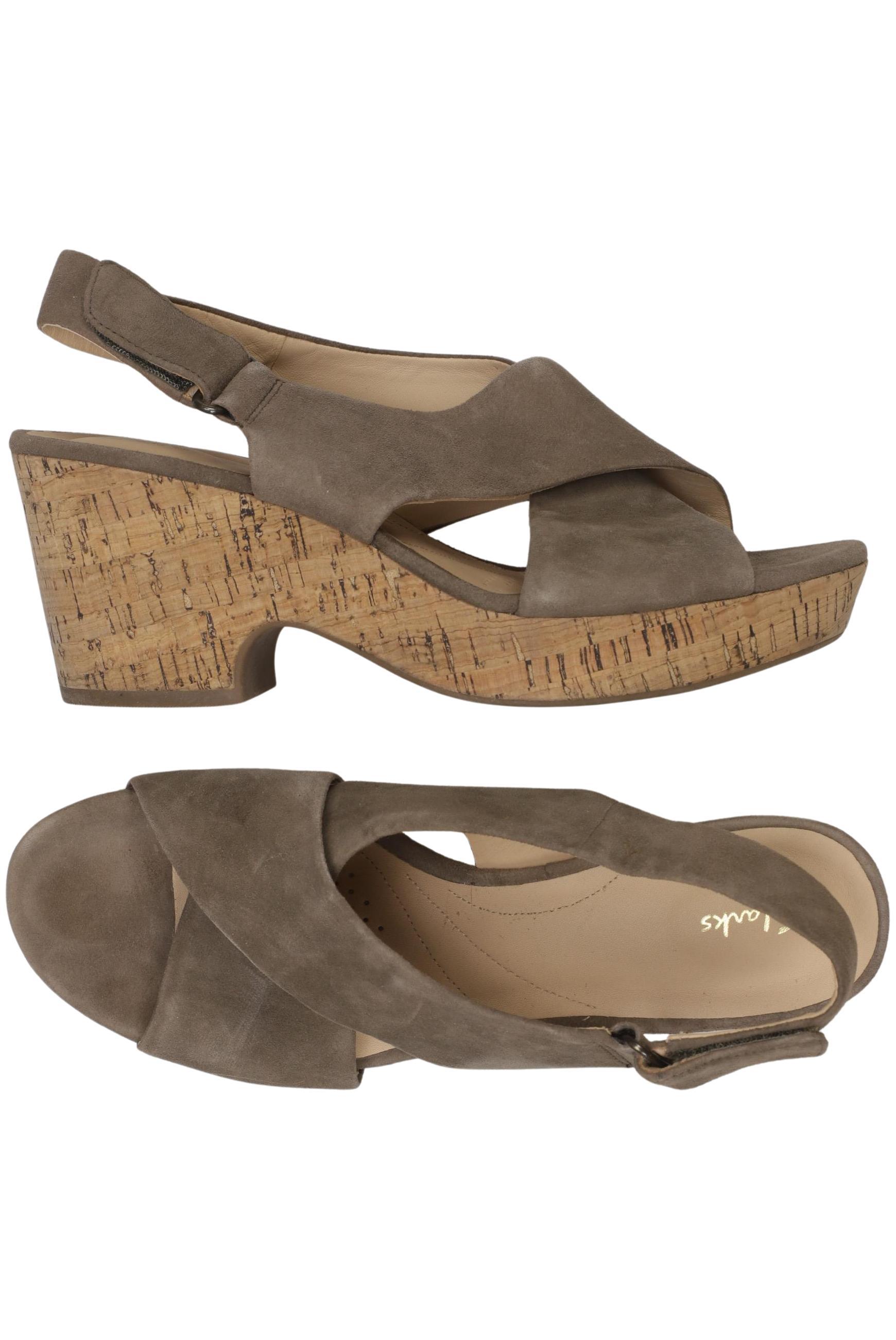

Clarks Damen Sandale, braun, Gr. 40