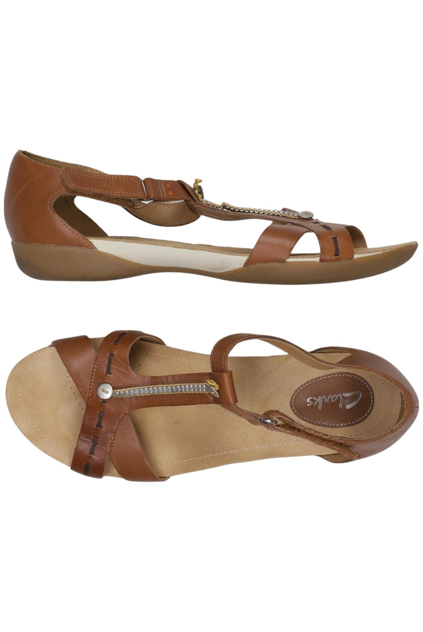 

Clarks Damen Sandale, braun, Gr. 6.5