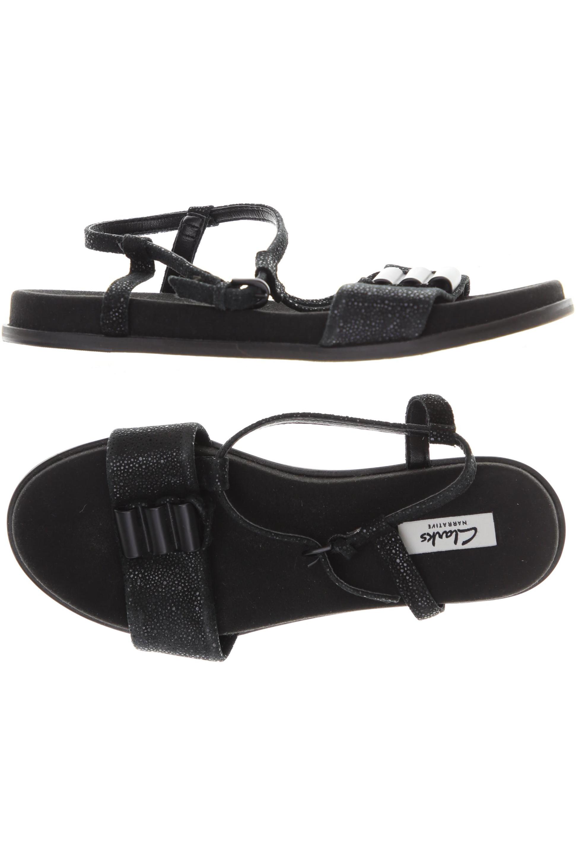 

Clarks Damen Sandale, schwarz, Gr. 4.5
