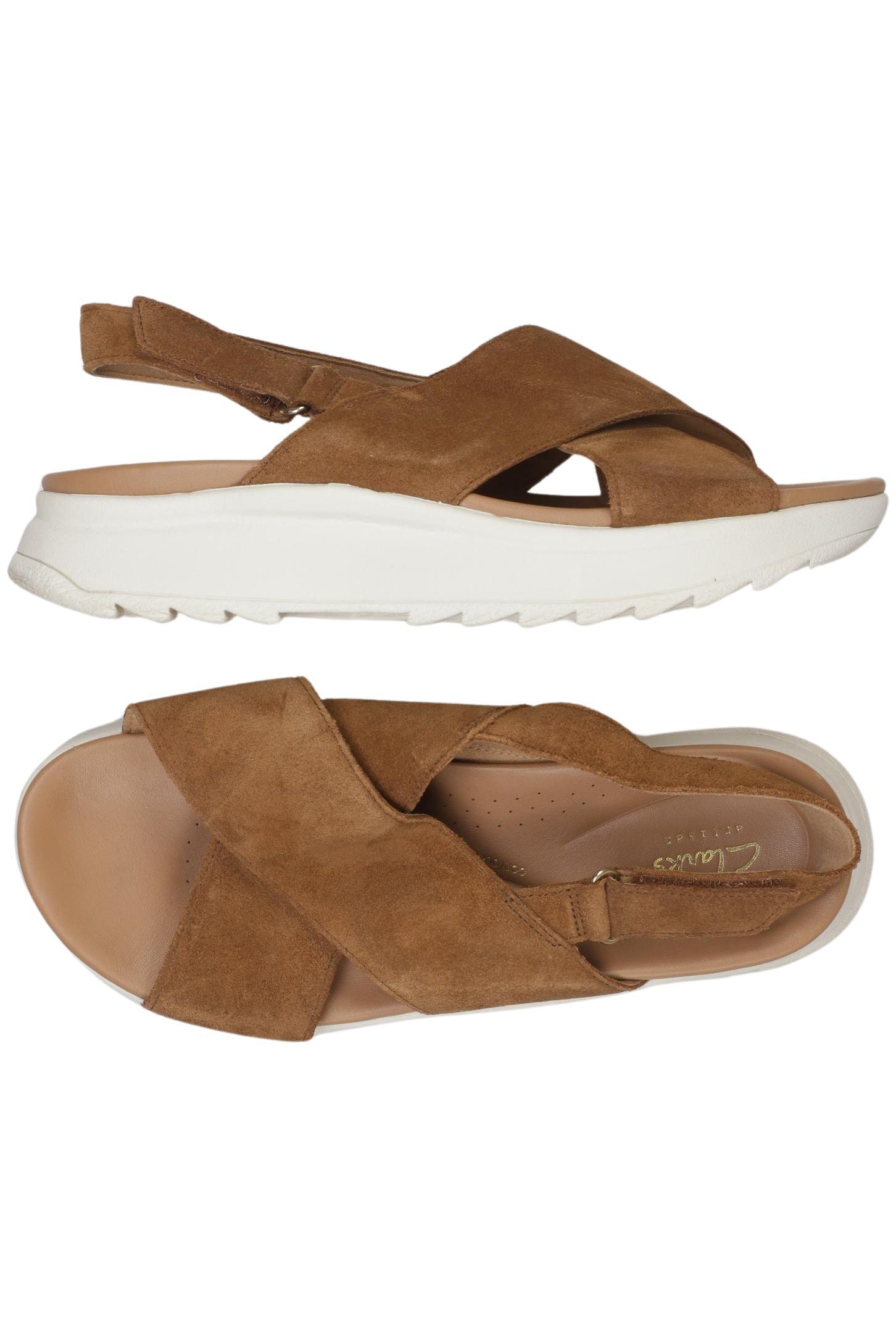 

Clarks Damen Sandale, braun, Gr. 40