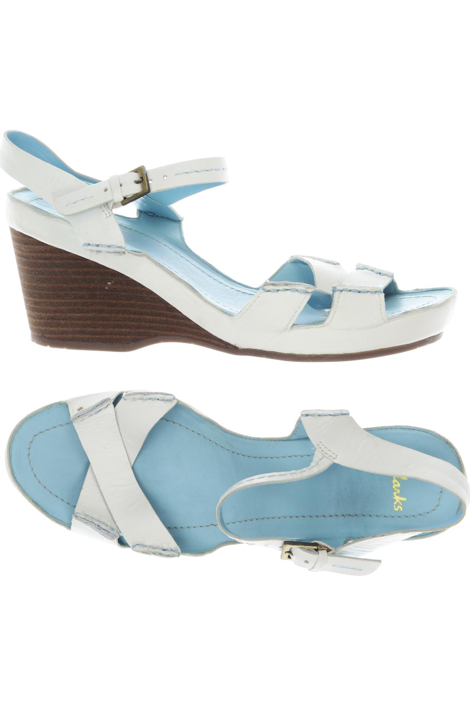 

Clarks Damen Sandale, weiß, Gr. 6