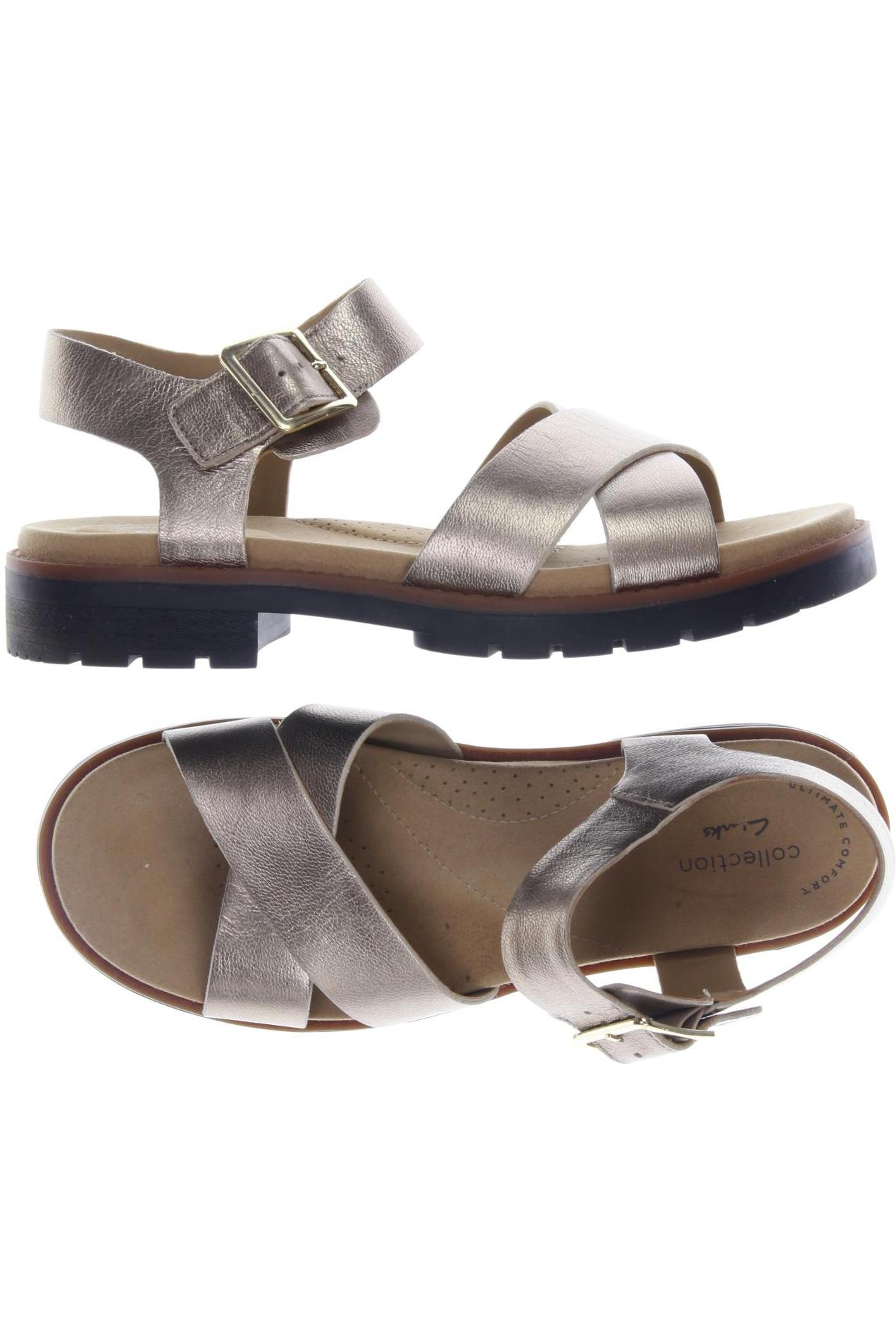

Clarks Damen Sandale, beige, Gr. 37.5