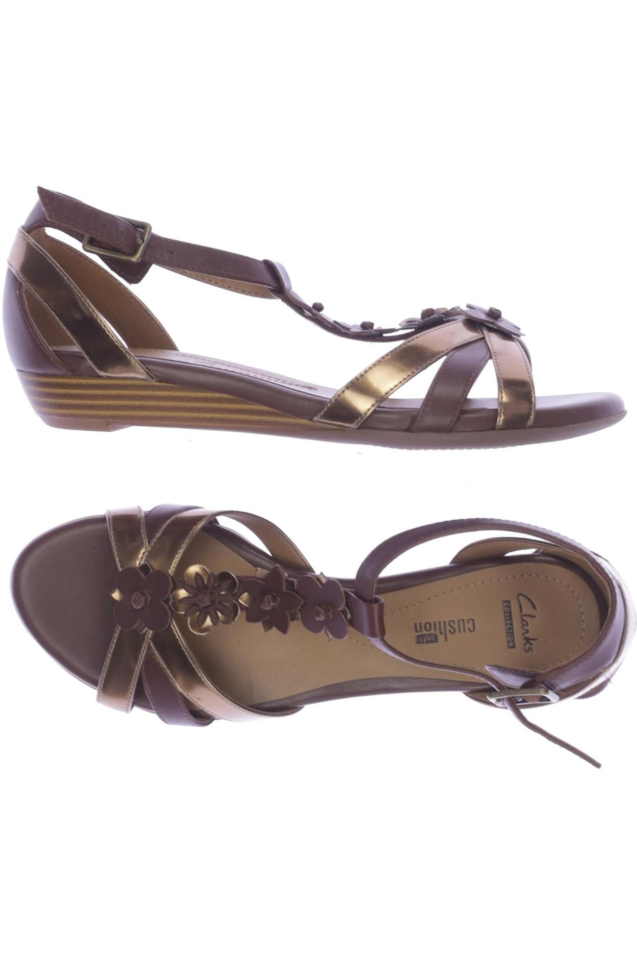 

Clarks Damen Sandale, braun, Gr. 39